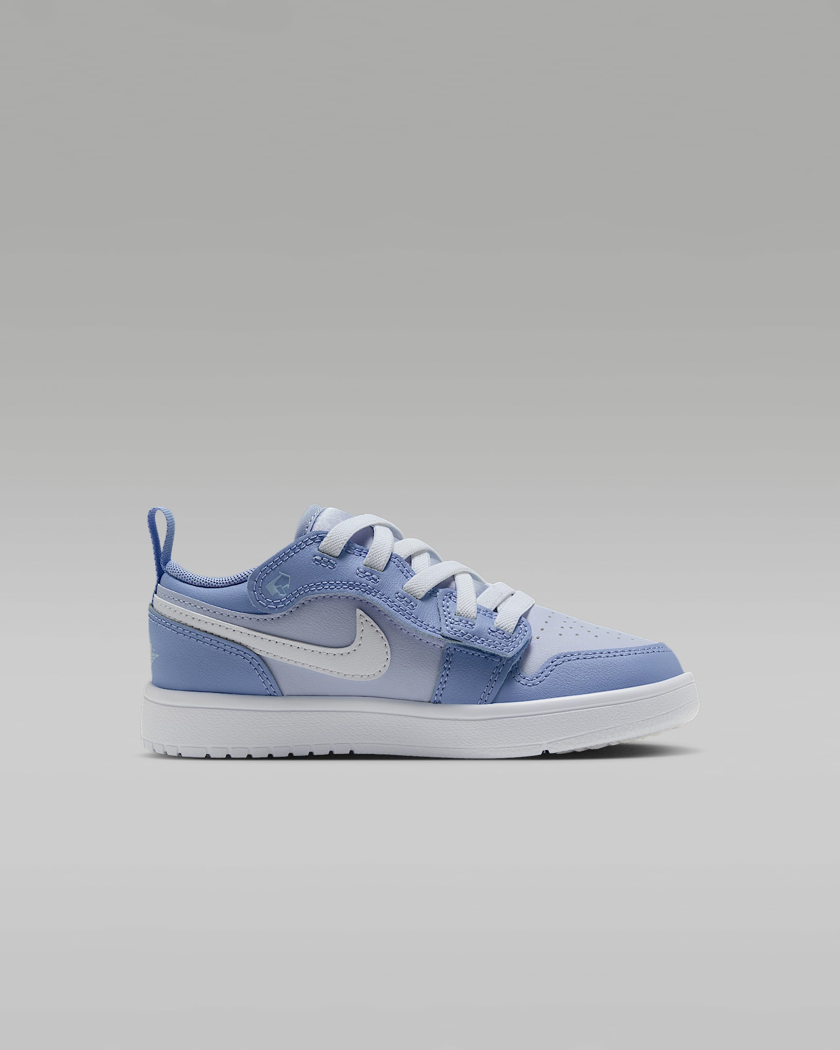 Chaussure Jordan 1 Low Alt pour enfant - Aluminum/Blanc/Hydrogen Blue