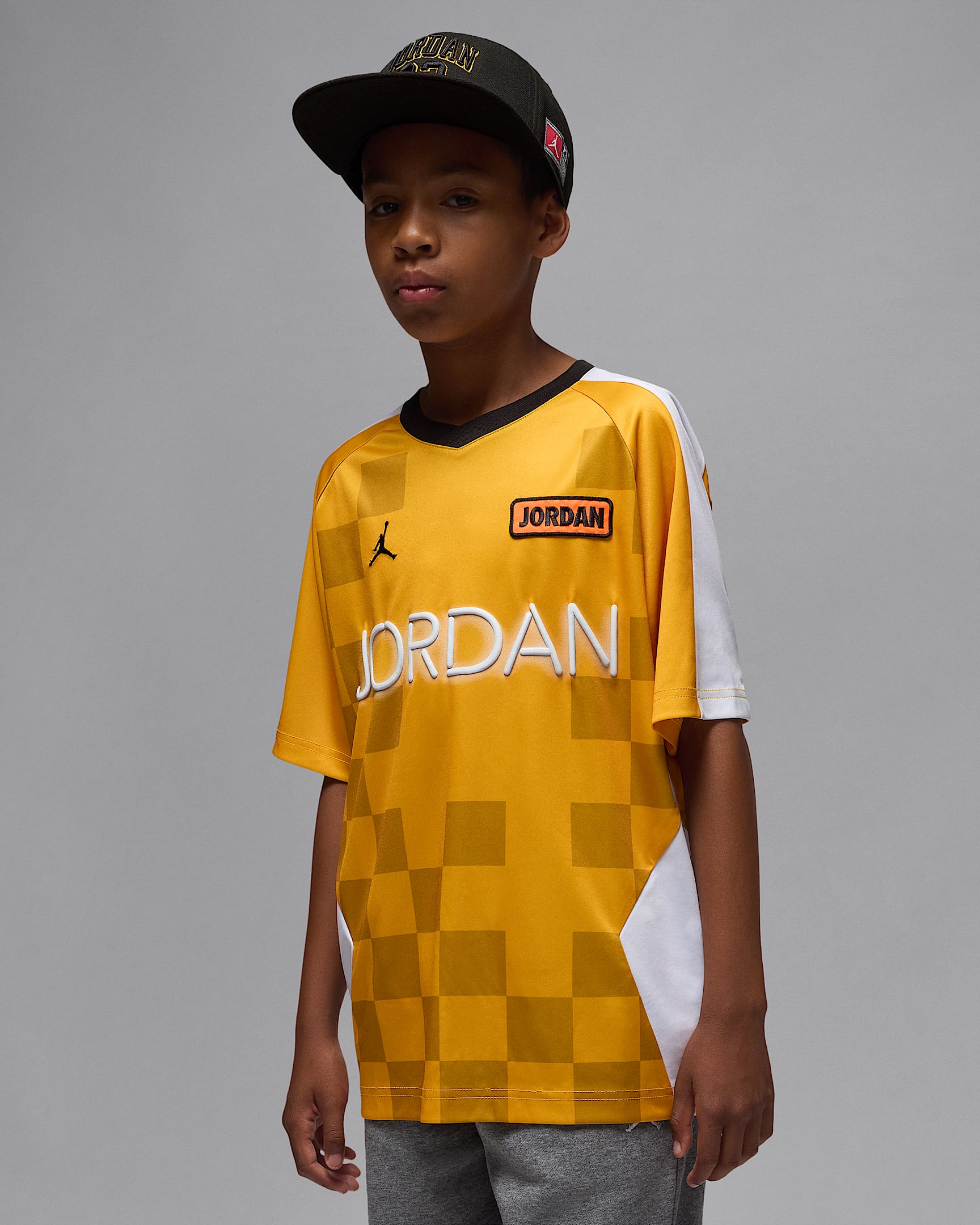 Jersey Deep Dish para niños talla grande Jordan - Amarillo ocre
