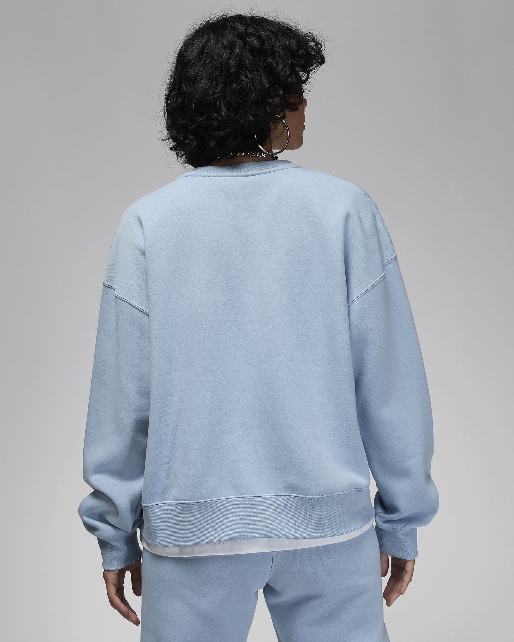 Jordan Brooklyn Fleece Women's Crew-Neck Sweatshirt - Blue Grey