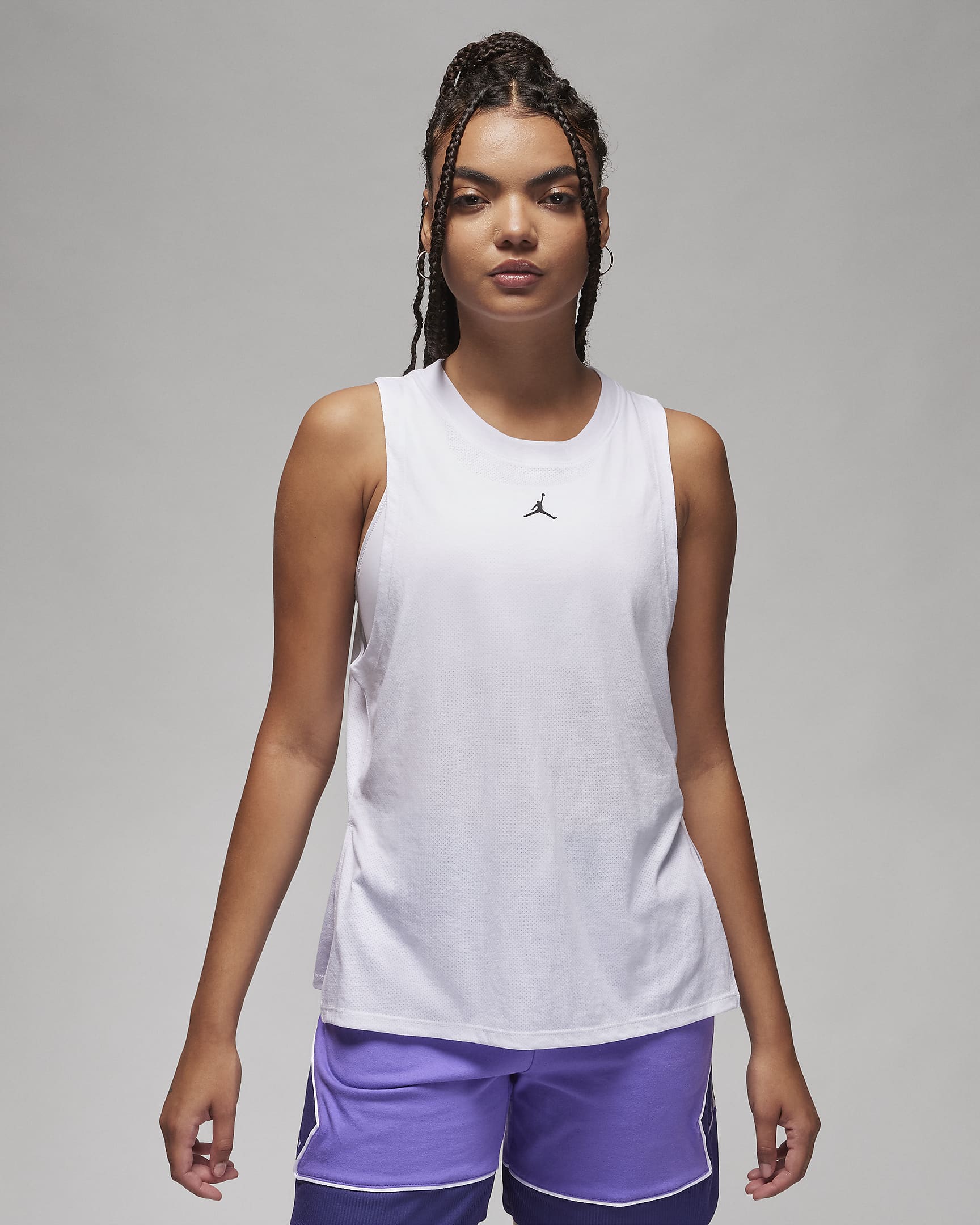 Jordan Sport Diamond-tanktop til kvinder - hvid