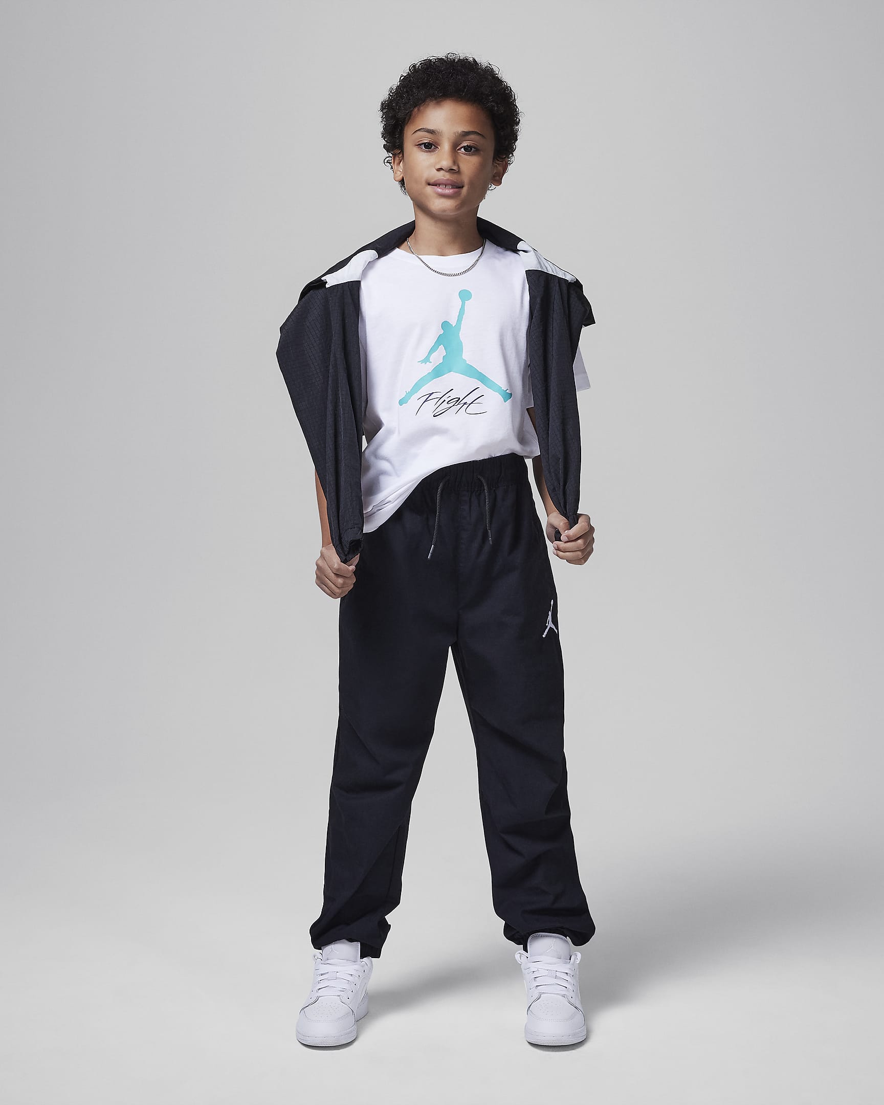 Jordan Older Kids' Baseline T-Shirt - White