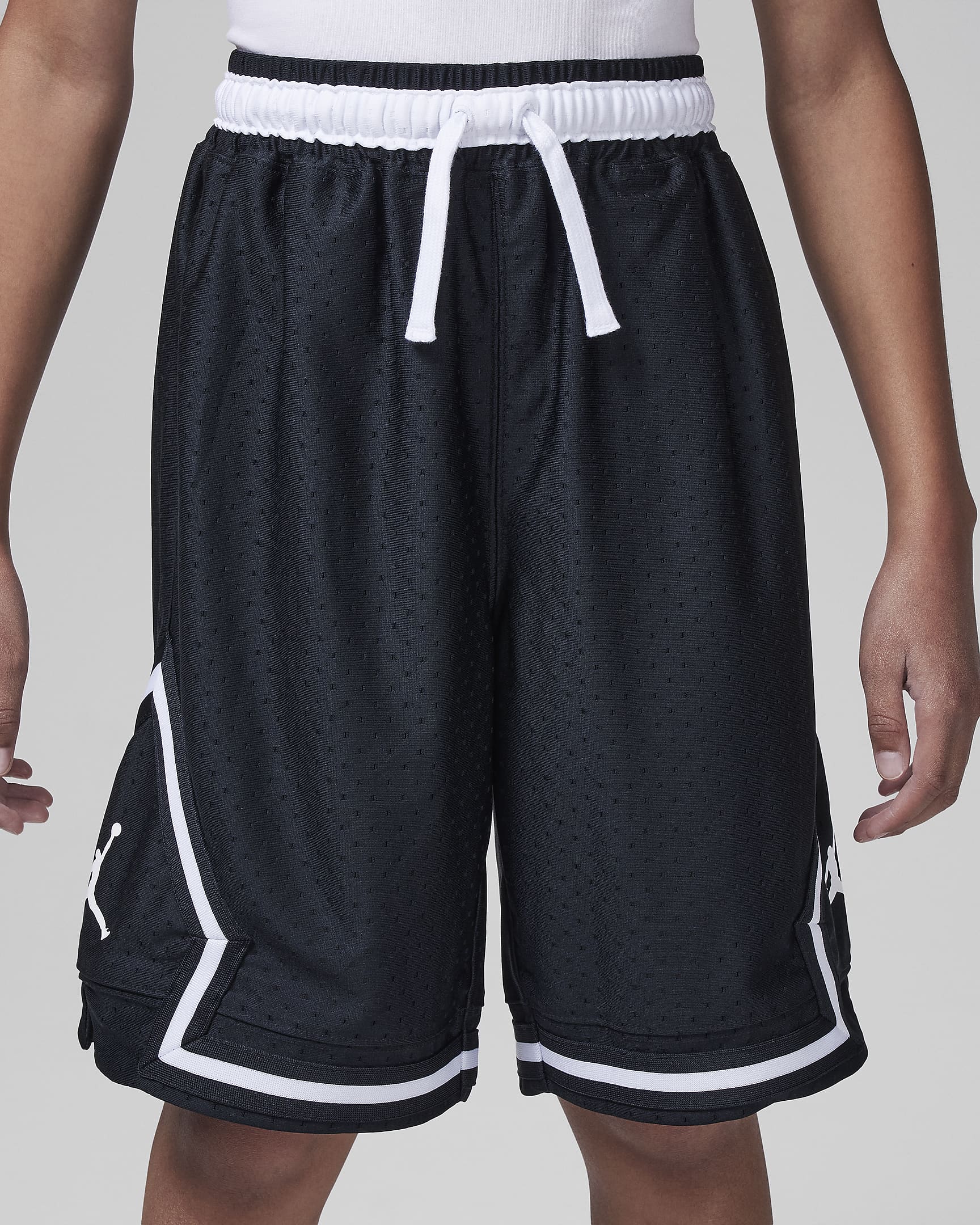 Jordan Sport Big Kids' Dri-FIT Diamond Shorts - Black