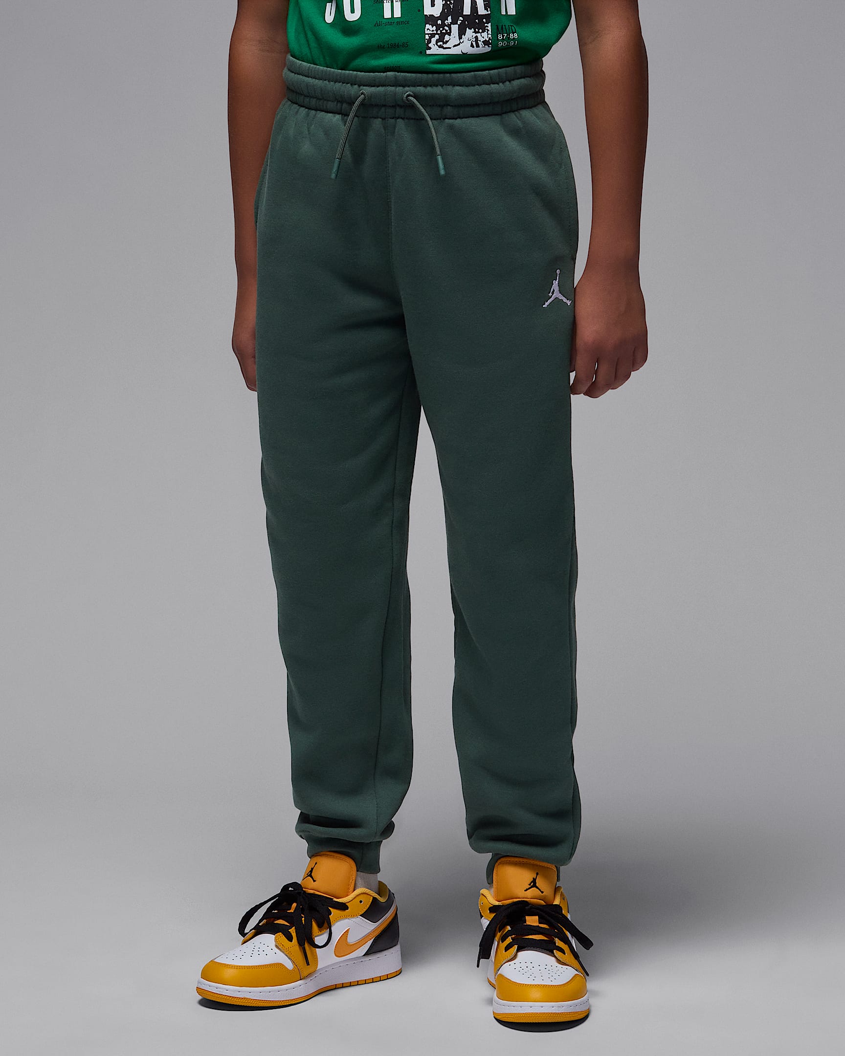 Jordan Brooklyn Fleece Big Kids' Pants - Midnight Green