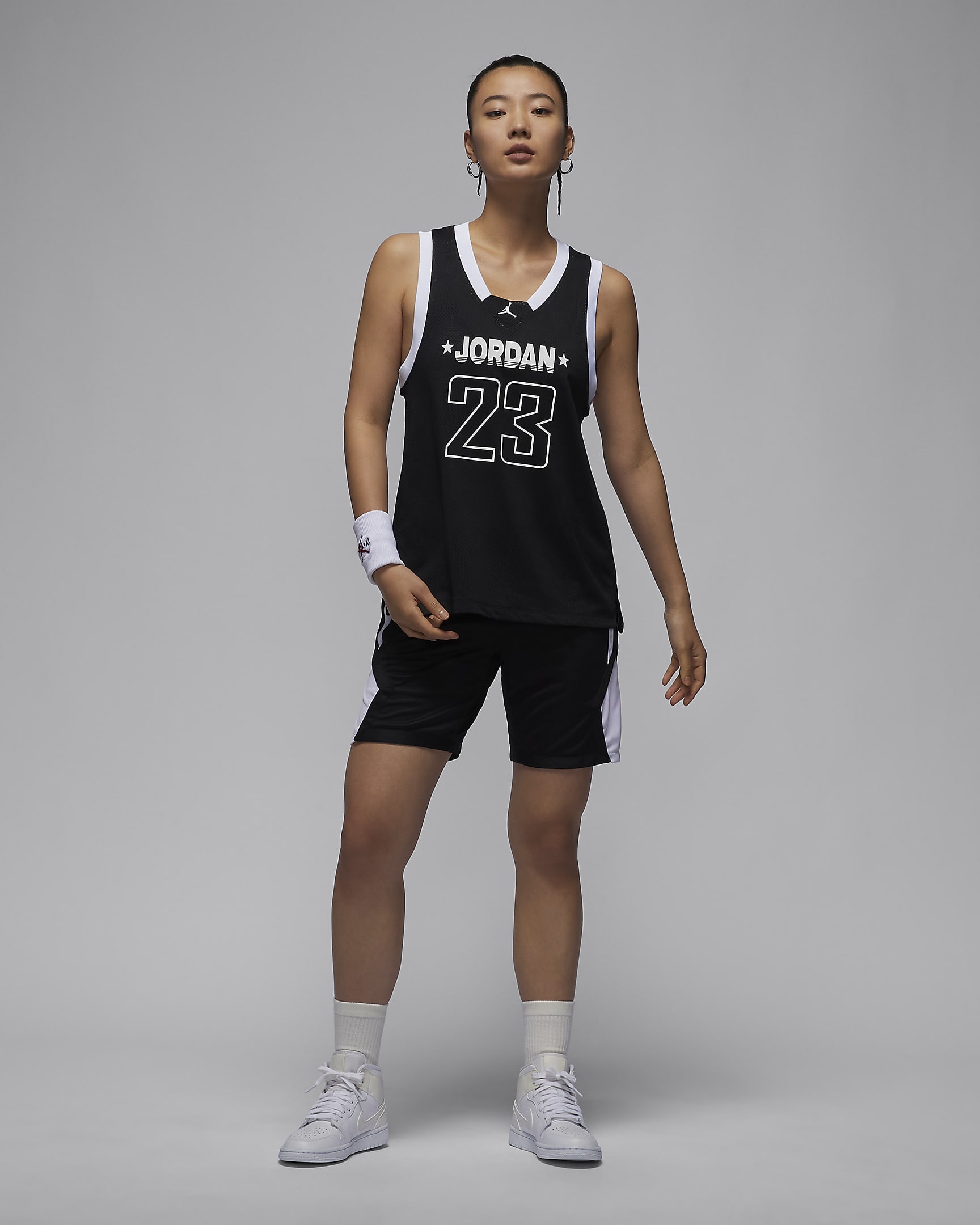 Jordan 23 Jersey Women's Tank - Black/White/White