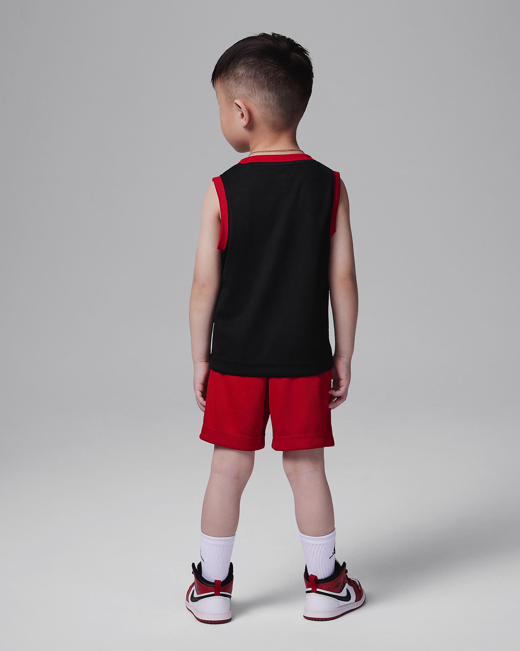 Conjunto de jersey infantil Jordan 23 - Negro