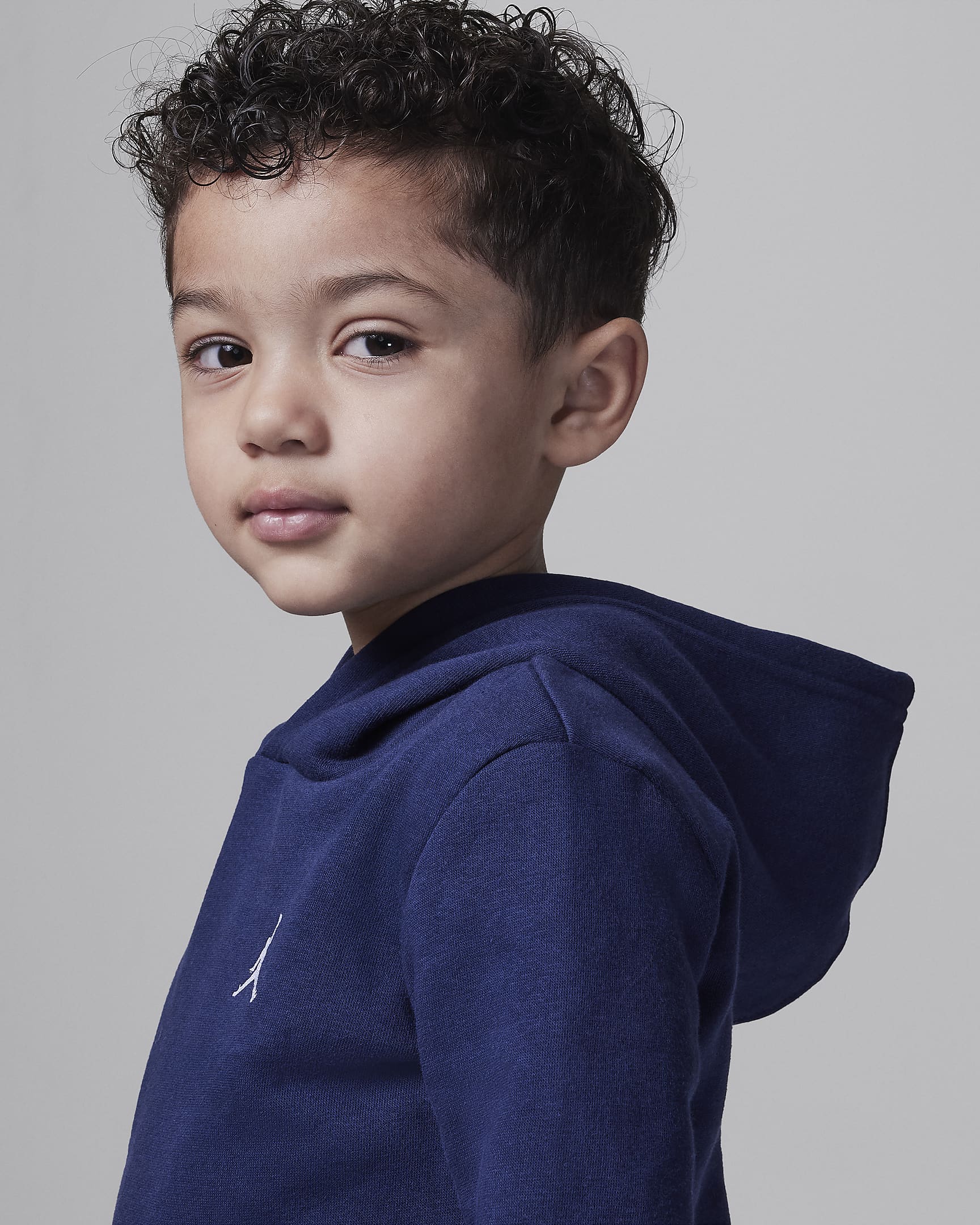 Jordan MJ Brooklyn Fleece Toddler 2-Piece Pullover Hoodie Set - Midnight Navy