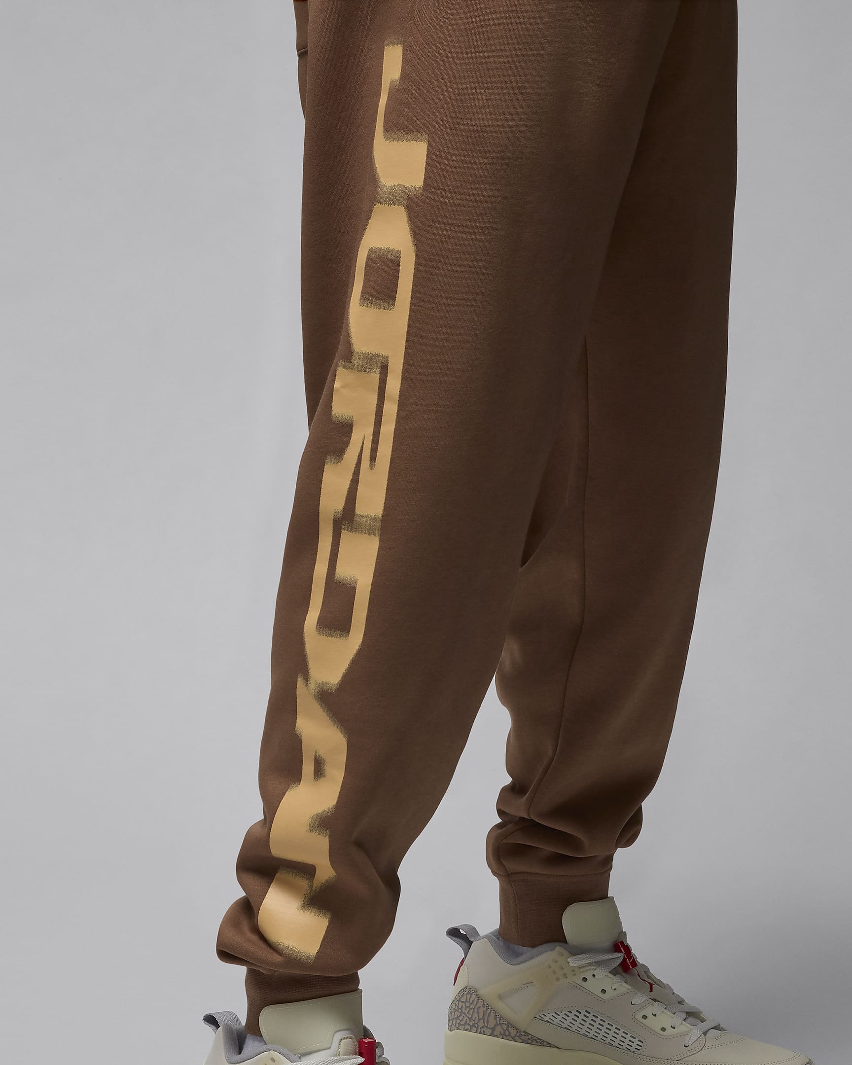 Pantalon en tissu Fleece Jordan MVP pour homme - Archaeo Brown/Orange Chalk/Orange Chalk