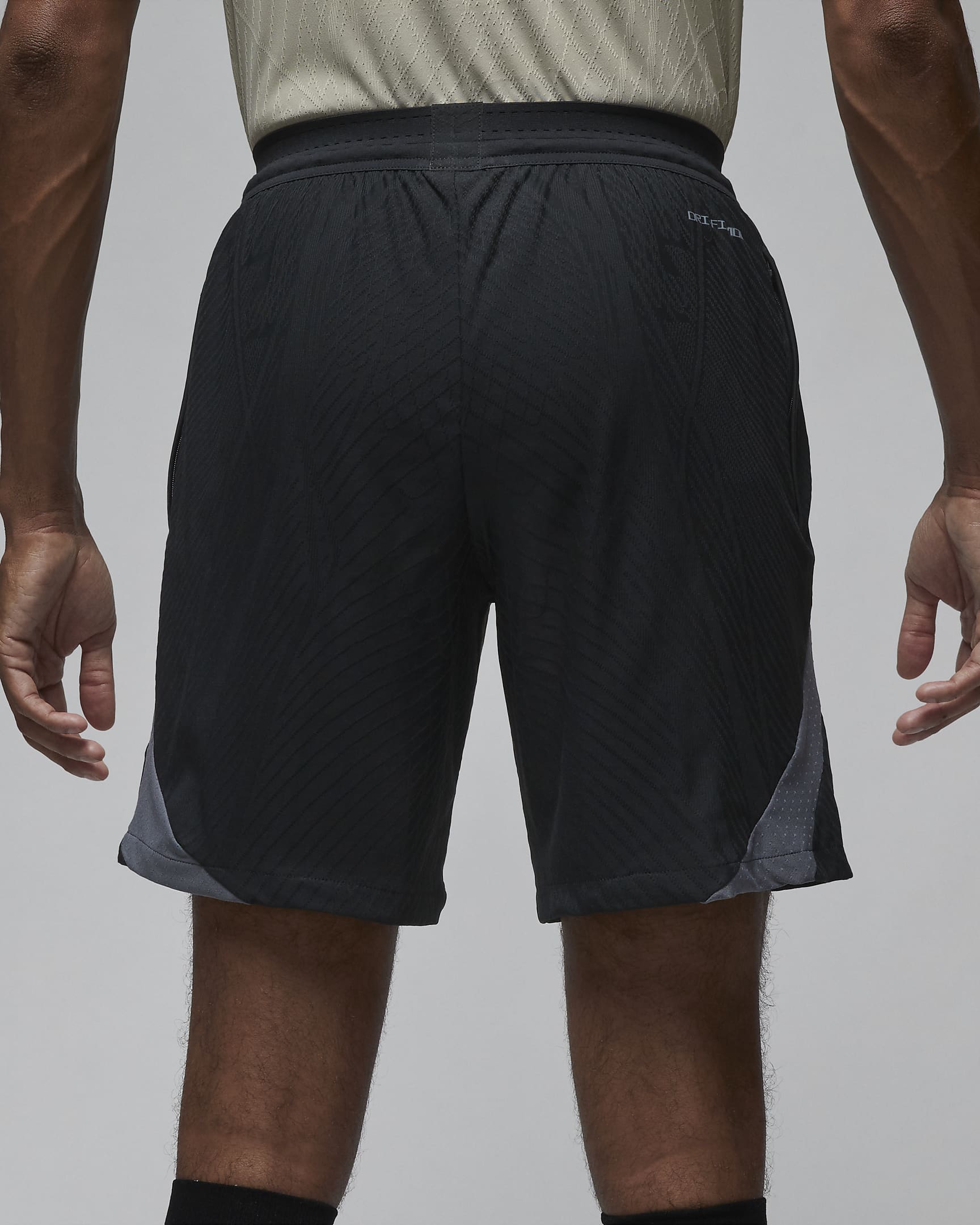 Short de foot en maille Jordan Dri-FIT ADV Paris Saint-Germain Strike Elite Third pour homme - Noir/Iron Grey/Stone