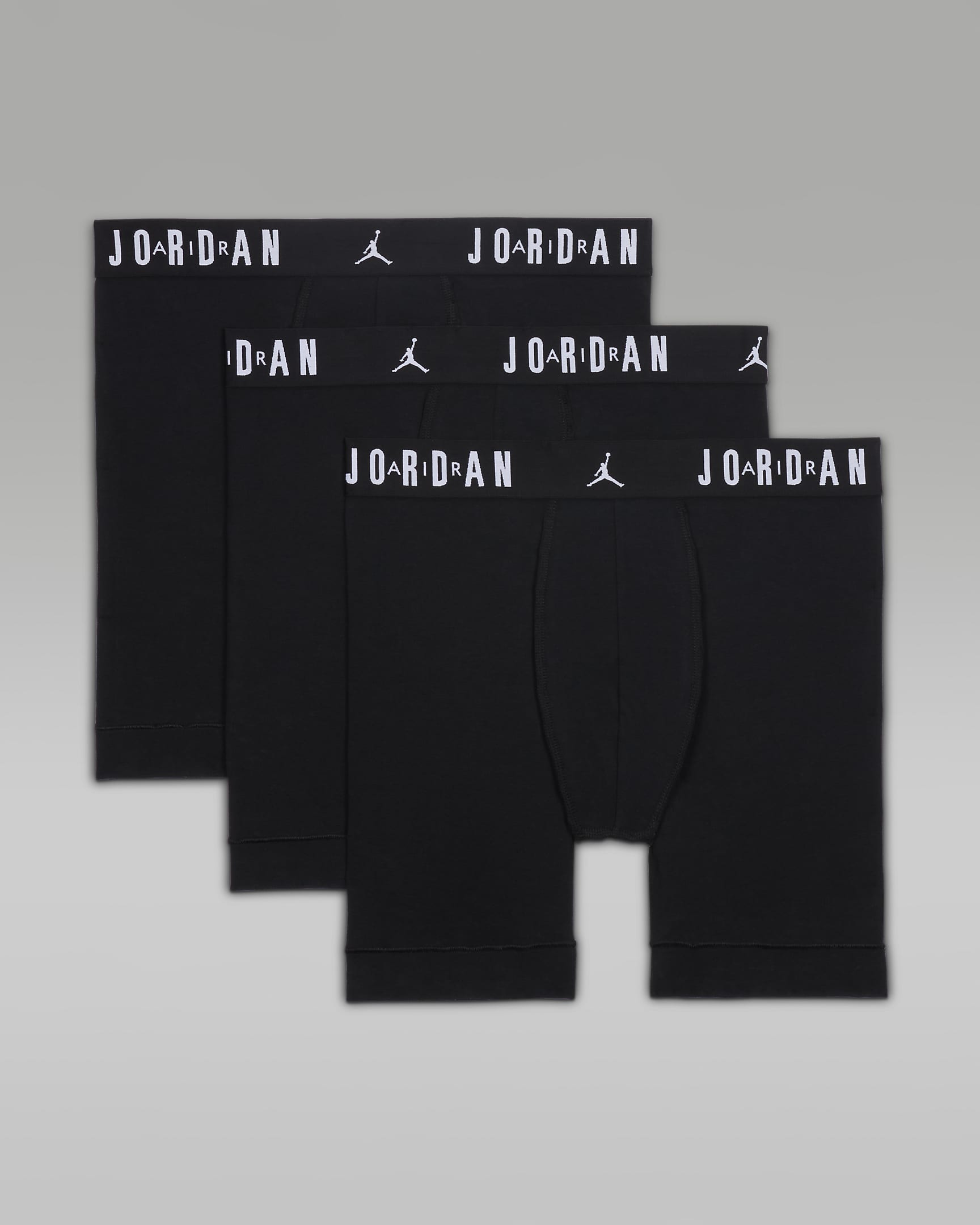 Boxer Jordan Flight Cotton pour homme (lot de 3) - Noir