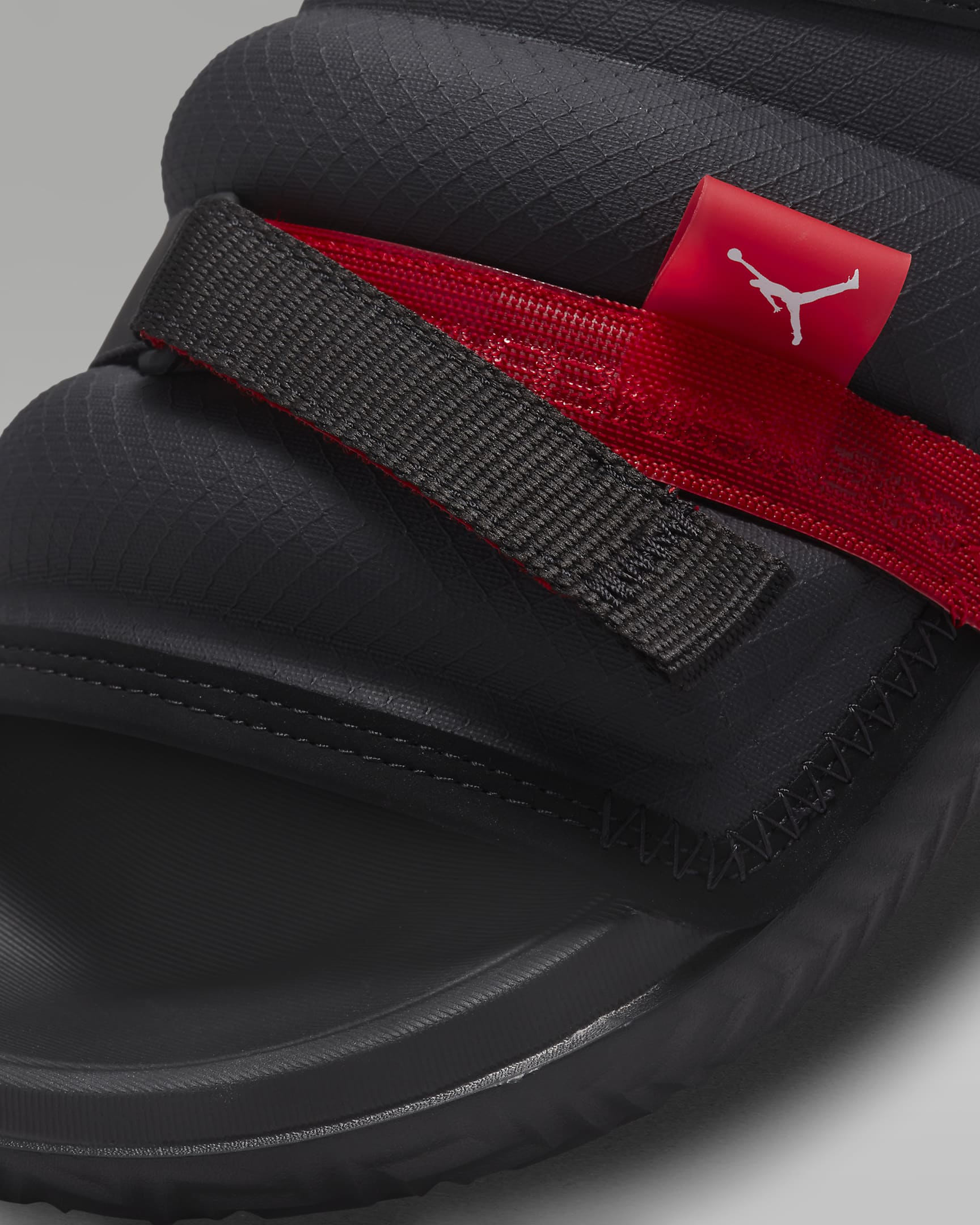 Jordan Super Play Men's Slides - Black/University Red