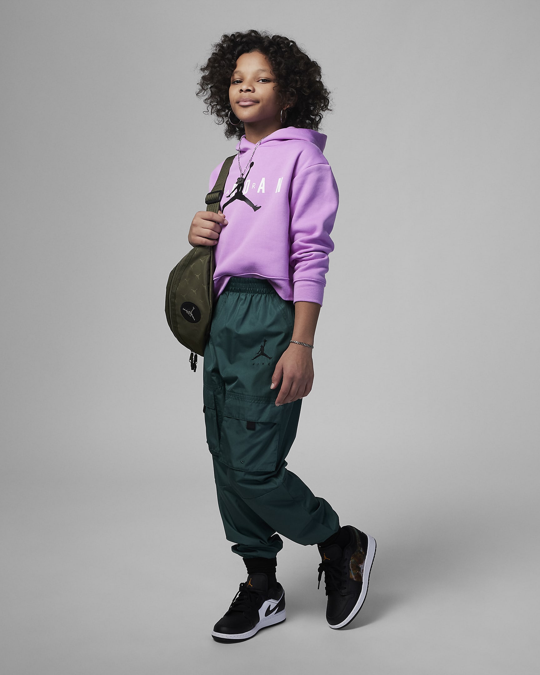 Jordan Older Kids' Jumpman Sustainable Pullover Hoodie. Nike LU