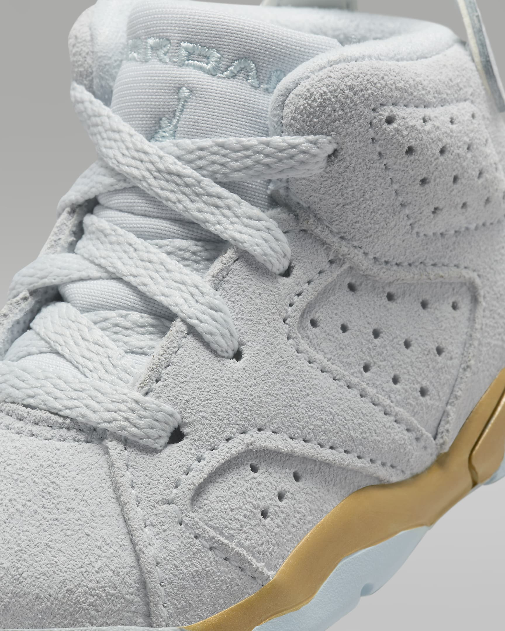 Jordan 6 Retro "Pearl" Baby/Toddler Shoes - Pure Platinum/Metallic Gold/Coconut Milk/Glacier Blue