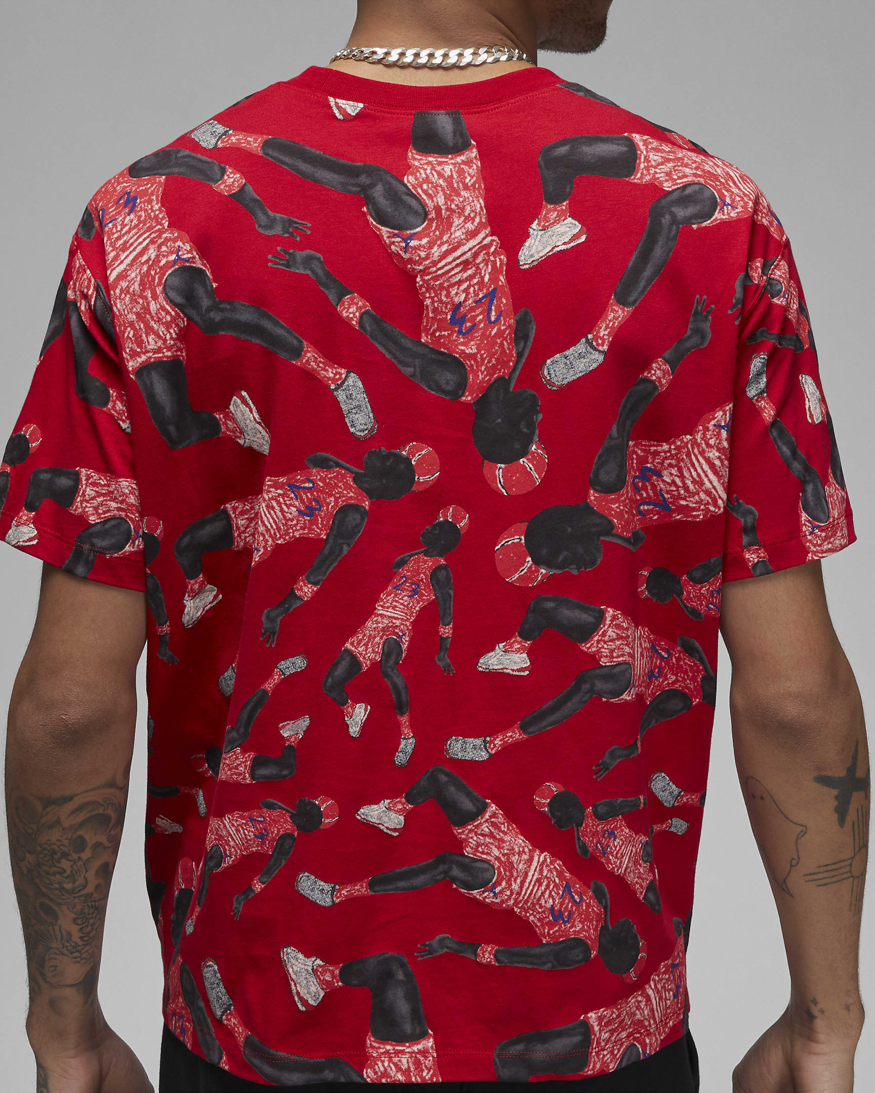 T-shirt com grafismo Jordan Artist Series by Parker Duncan - Vermelho Gym