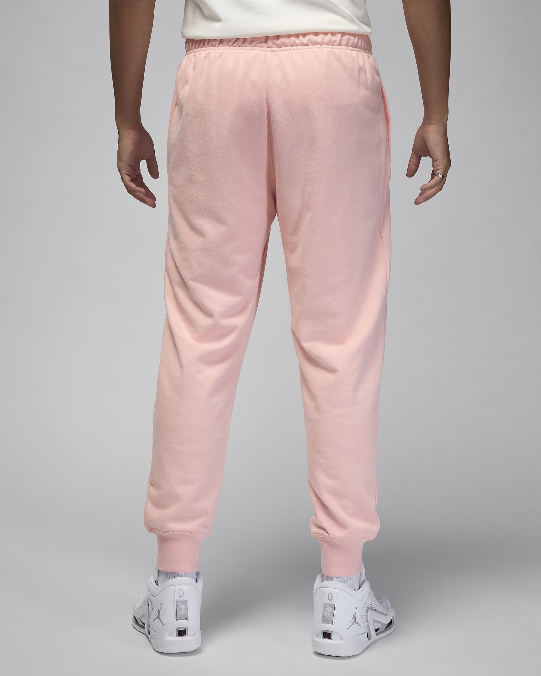 Pantalon à motif en tissu Fleece Jordan Dri-FIT Sport pour homme - Legend Pink/Noir