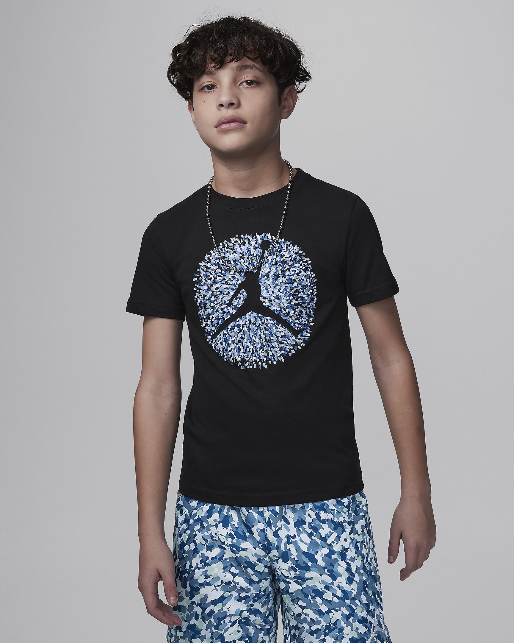 Jordan Poolside Jumpman Big Kids' Graphic T-Shirt - Black