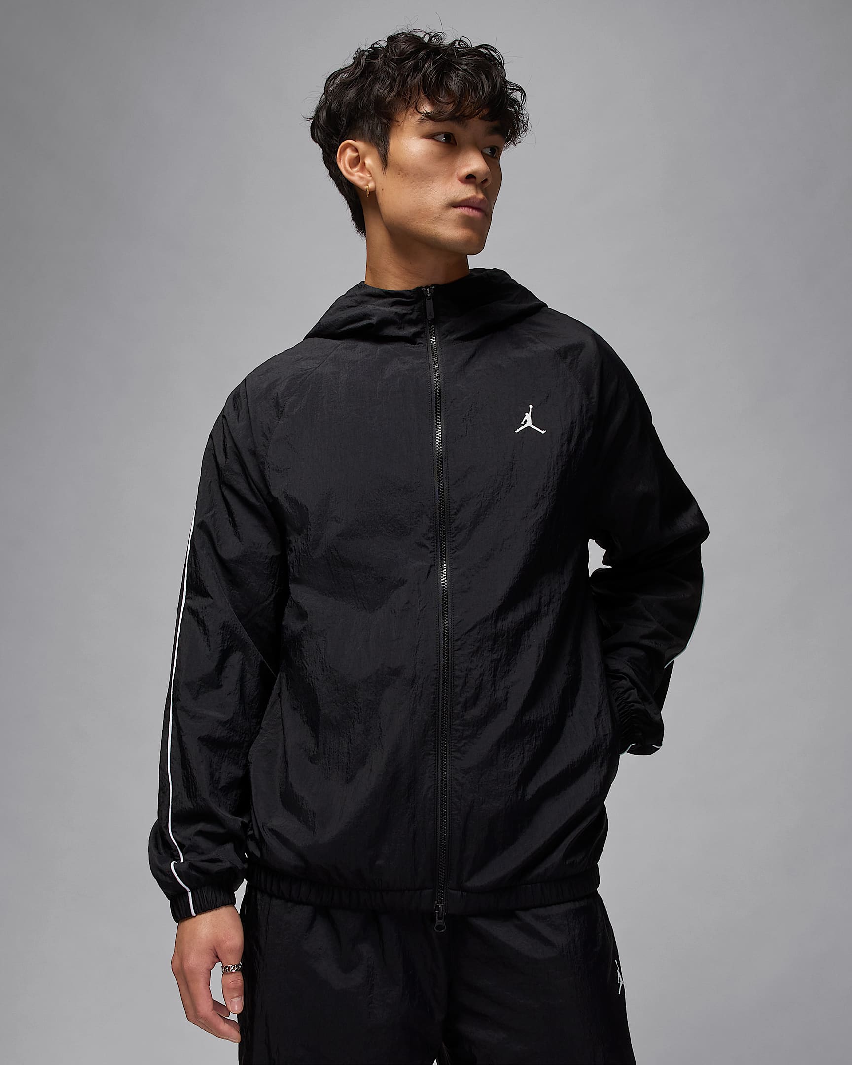 Jordan Sport Classic Men's Jacket - Black/White