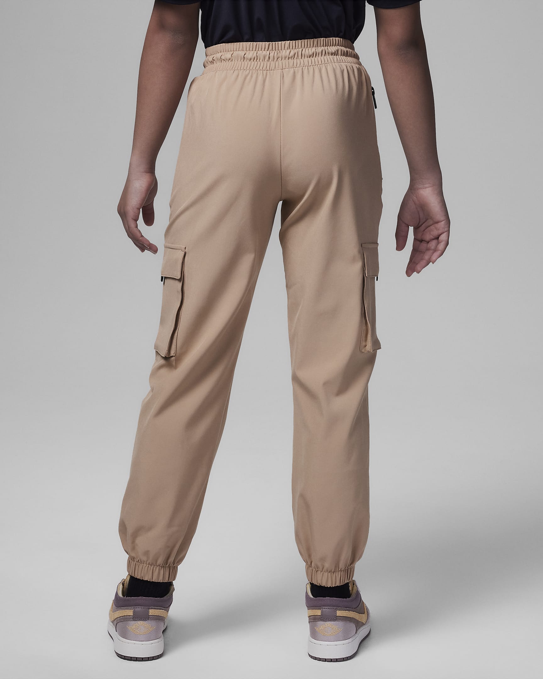 Calças Jordan Post Up Cargo Pants Júnior - Hemp