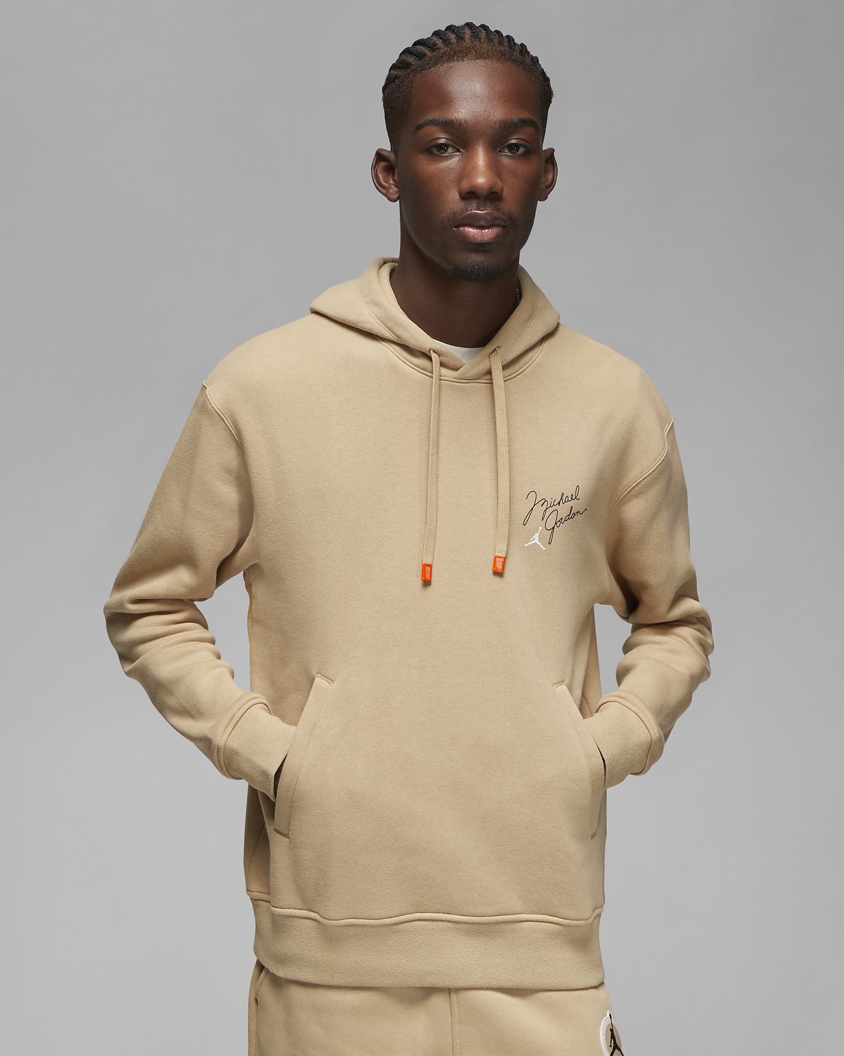 Jordan Flight MVP Men's Fleece Pullover Hoodie - Desert