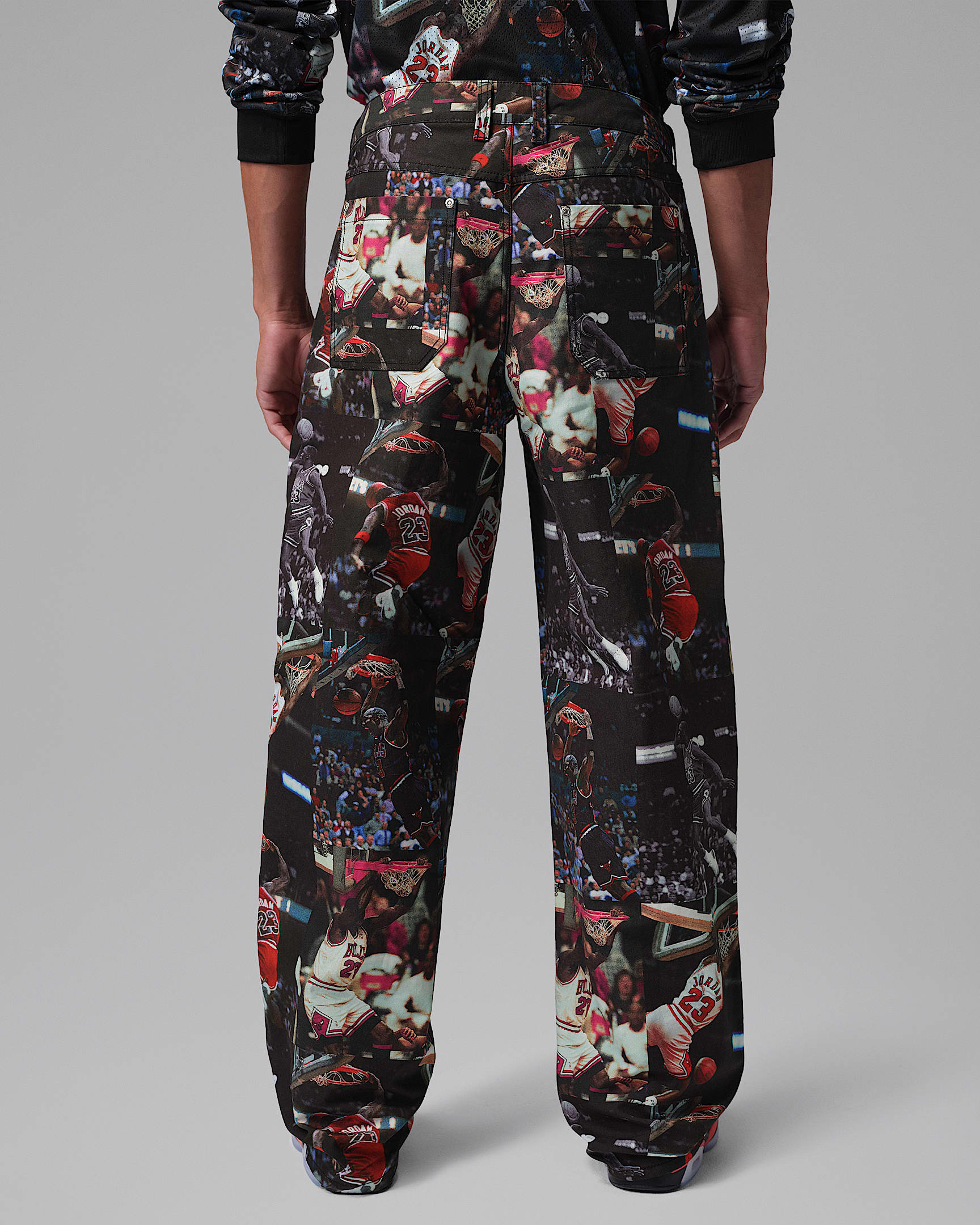Jordan Flight Men's Woven Trousers - Black/Sail