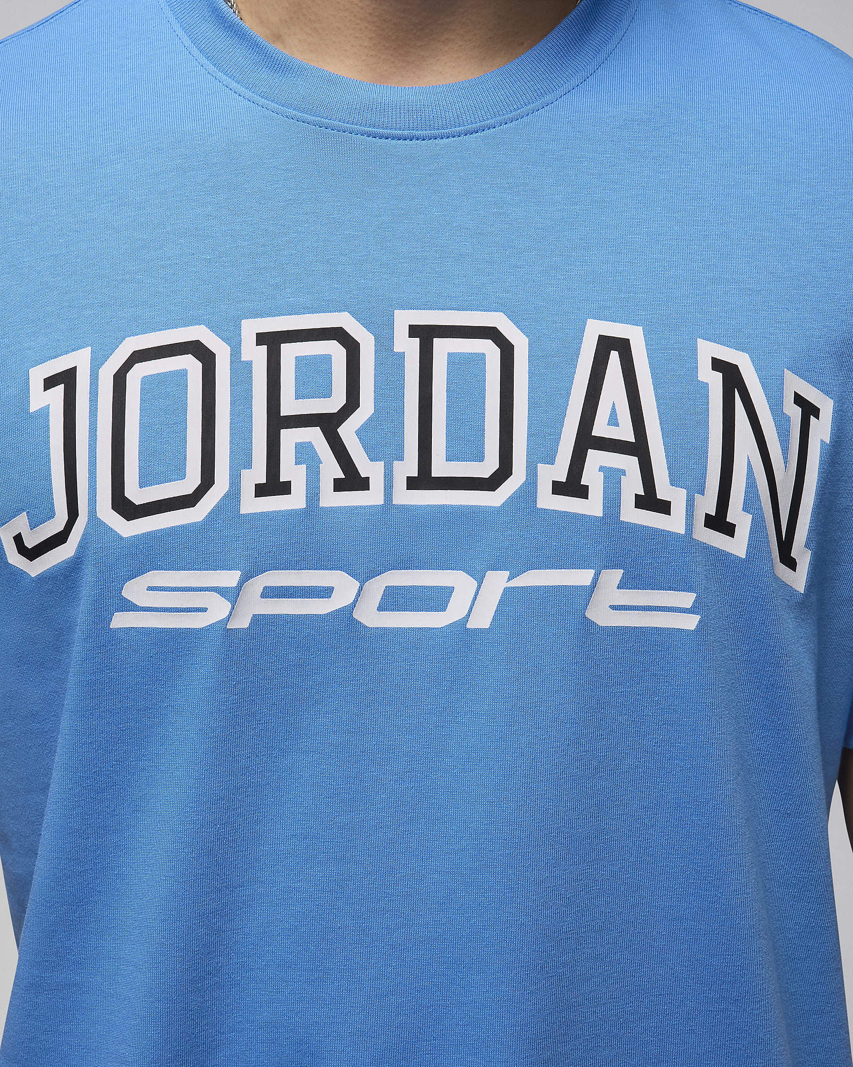 Jordan Sport T-Shirt mit Dri-FIT-Technologie für Herren - Legend Blue/Schwarz