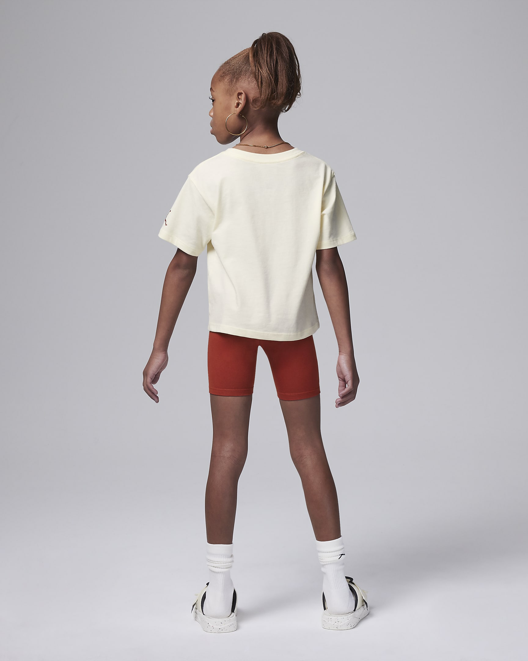 Jordan Brooklyn Mini Me Conjunt amb malles ciclistes - Nen/a petit/a - Dune Red