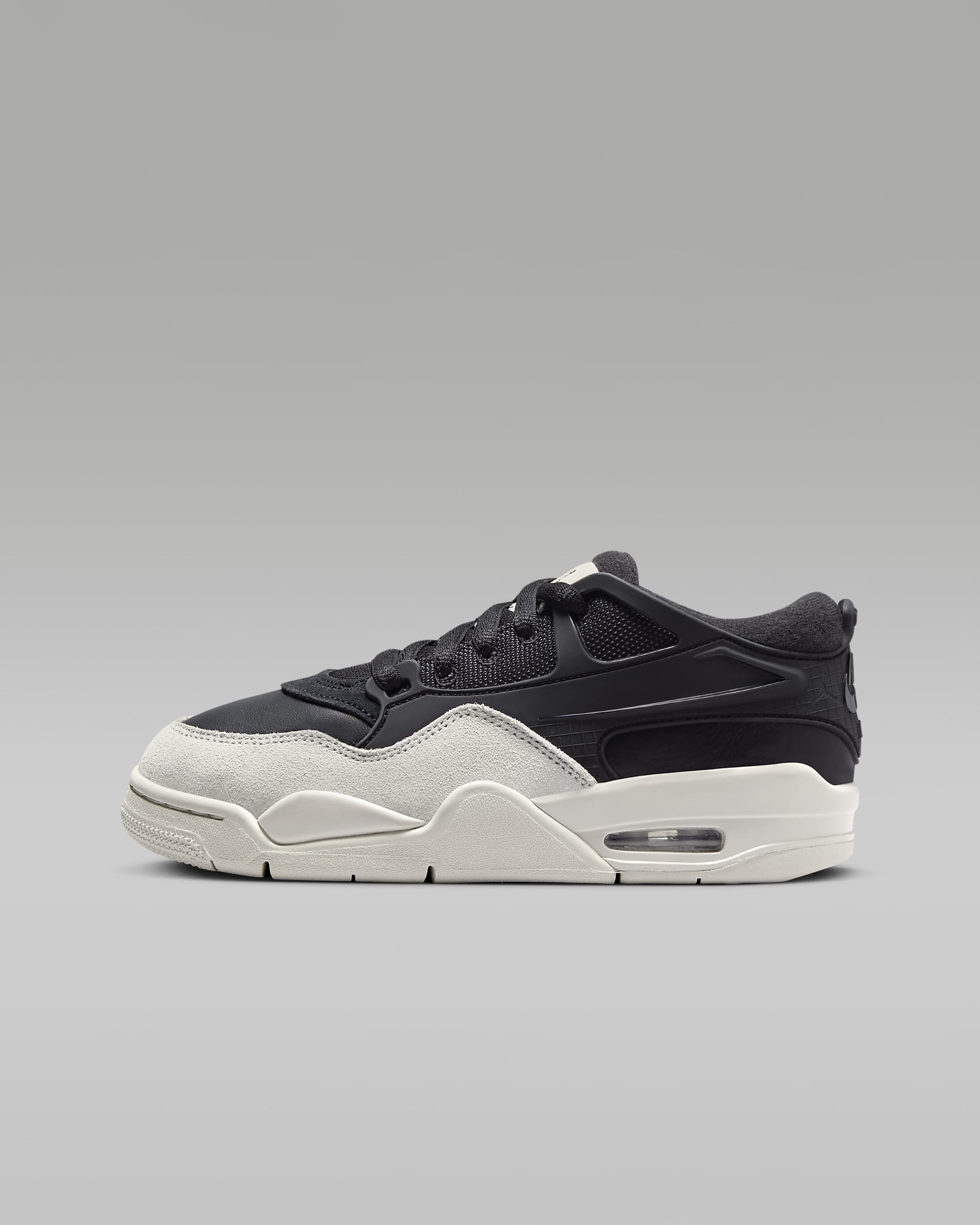 Scarpa Air Jordan 4RM – Ragazzo/a - Nero/Grigio scuro/Light Bone