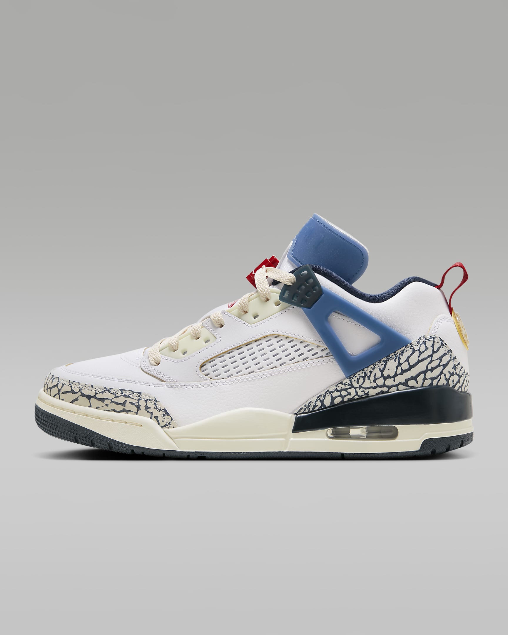 Jordan Spizike Low Men's Shoes - White/Armoury Navy/Aegean Storm/Gym Red