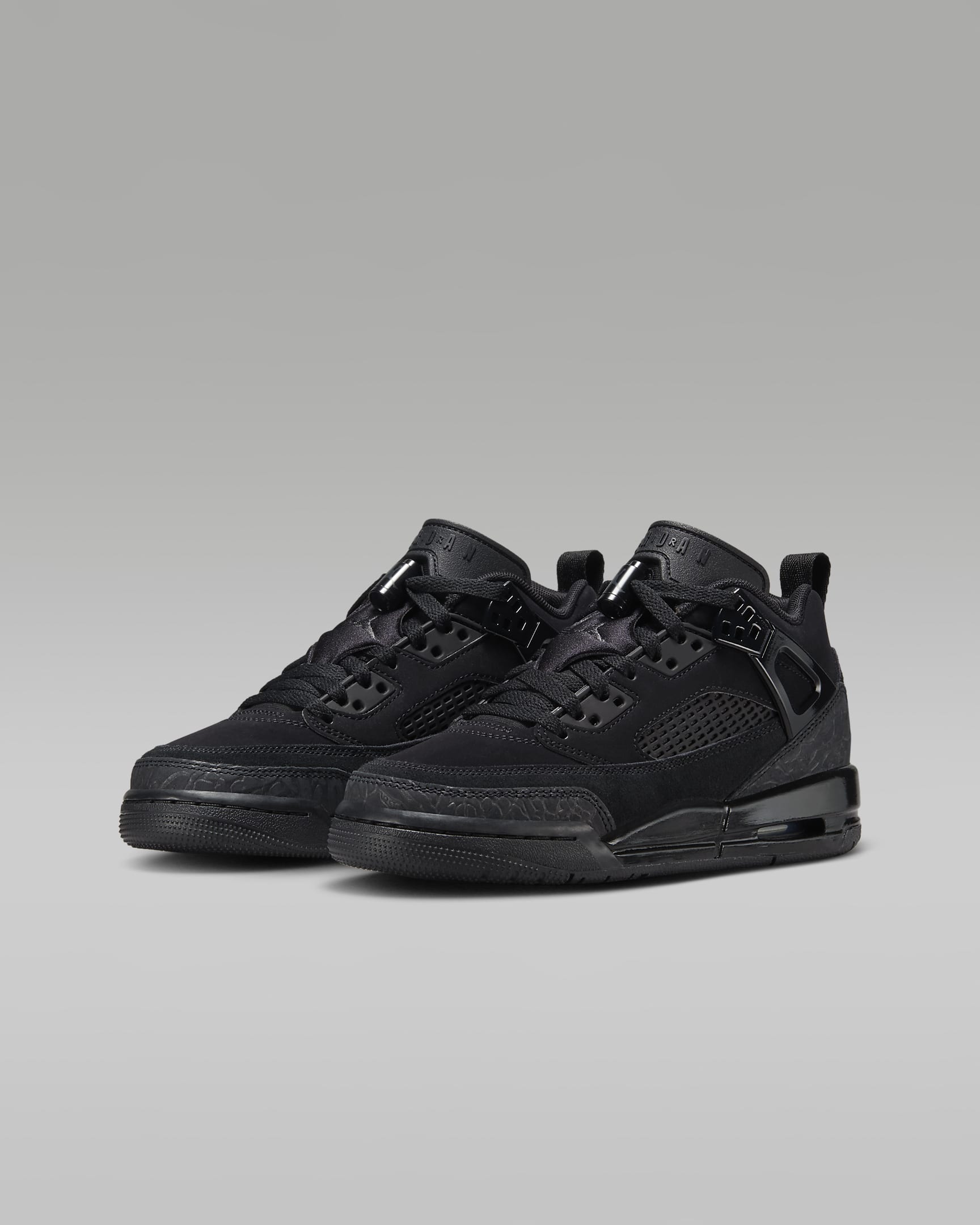 Jordan Spizike Low Older Kids' Shoes - Black/Anthracite/Black