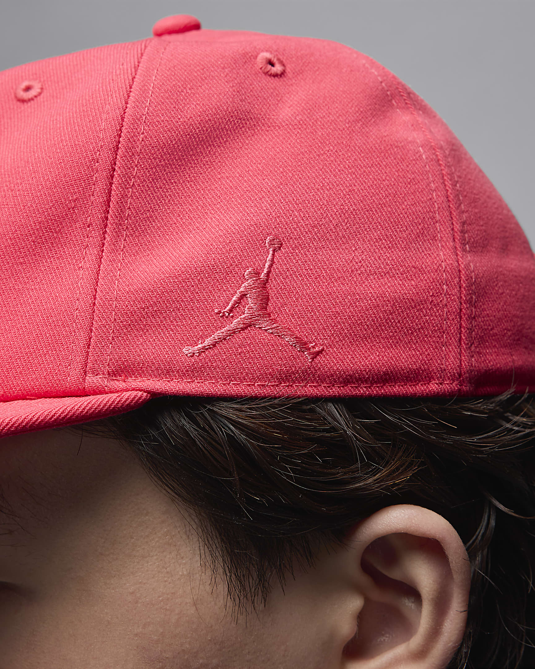 Gorra con visera plana sin estructura Air Jordan Pro - Rosa margarita/Vela