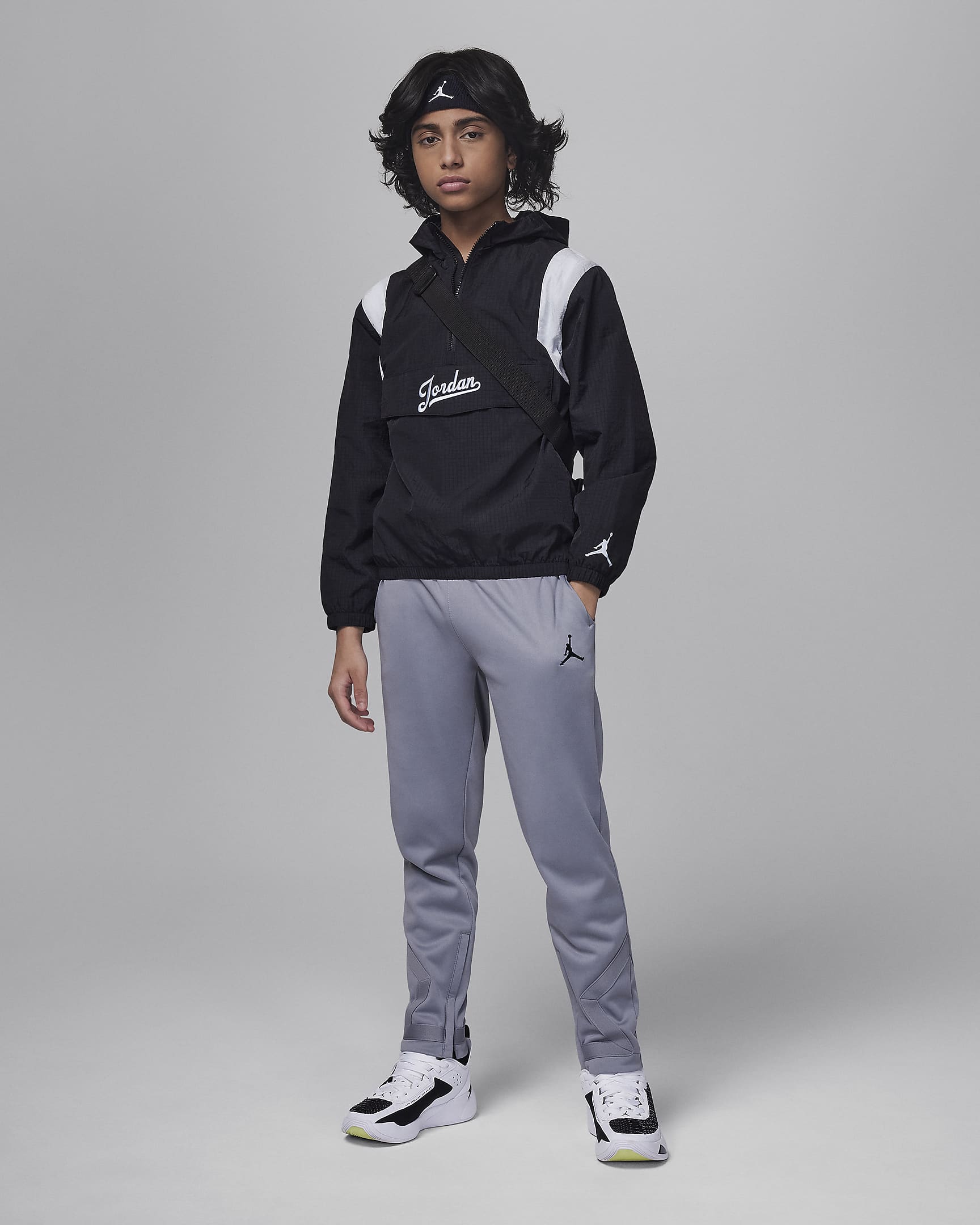 Jordan Air Diamond Big Kids' Dri-FIT Pants - Stealth