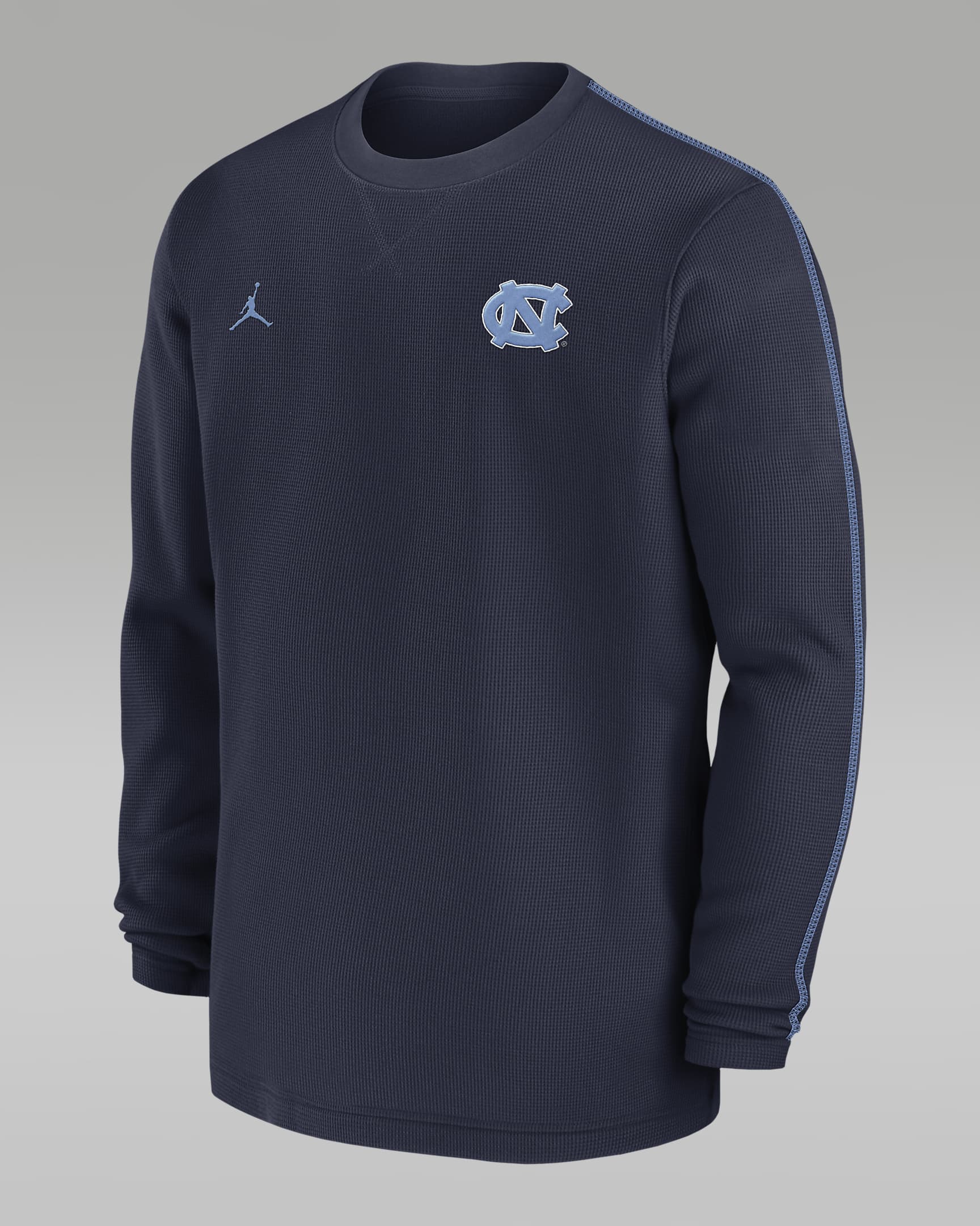 North Carolina Tar Heels Sideline Coach Men's Jordan College Long-Sleeve Top - College Navy