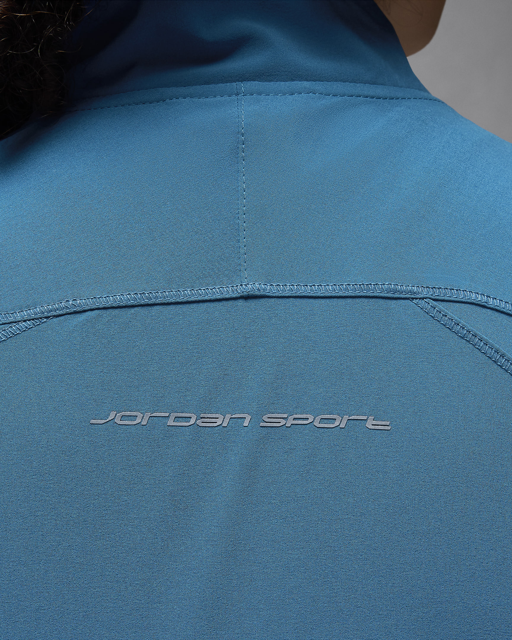 Chamarra de tejido Woven Dri-FIT para mujer Jordan Sport - Azul industrial/Azul fuerza