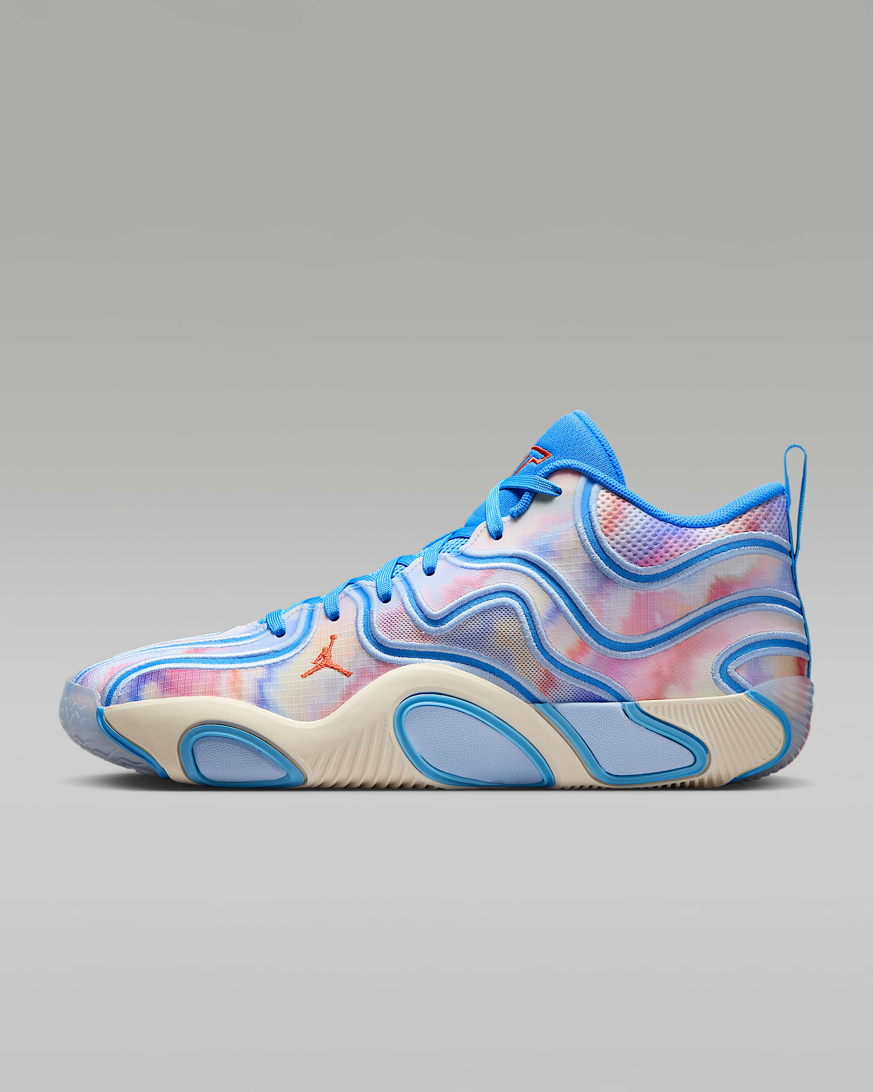 Tatum 3 "Tie Dye" Basketball Shoes - University Blue/Pale Ivory/Royal Tint/Camellia