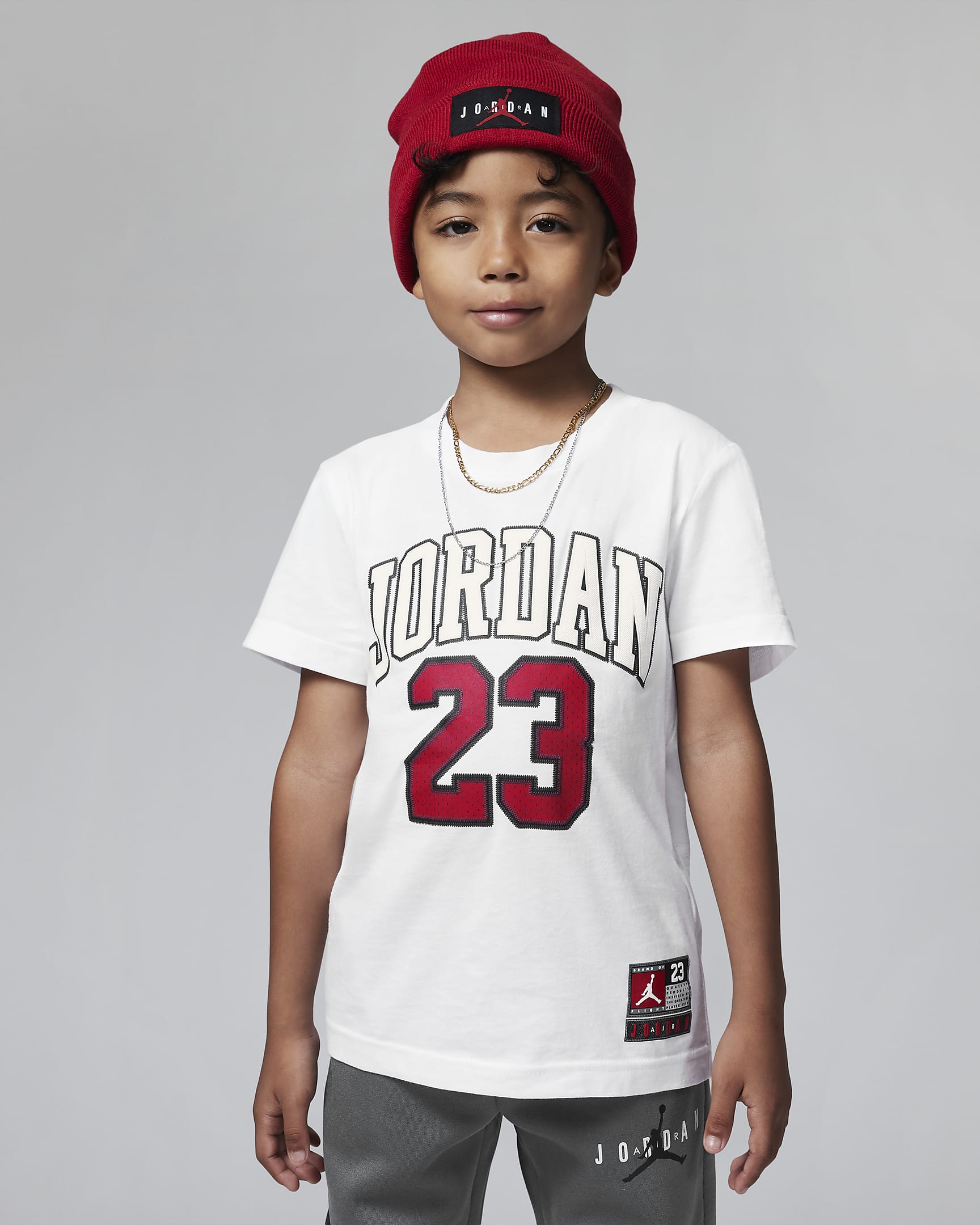 Jordan Little Kids' T-Shirt - White