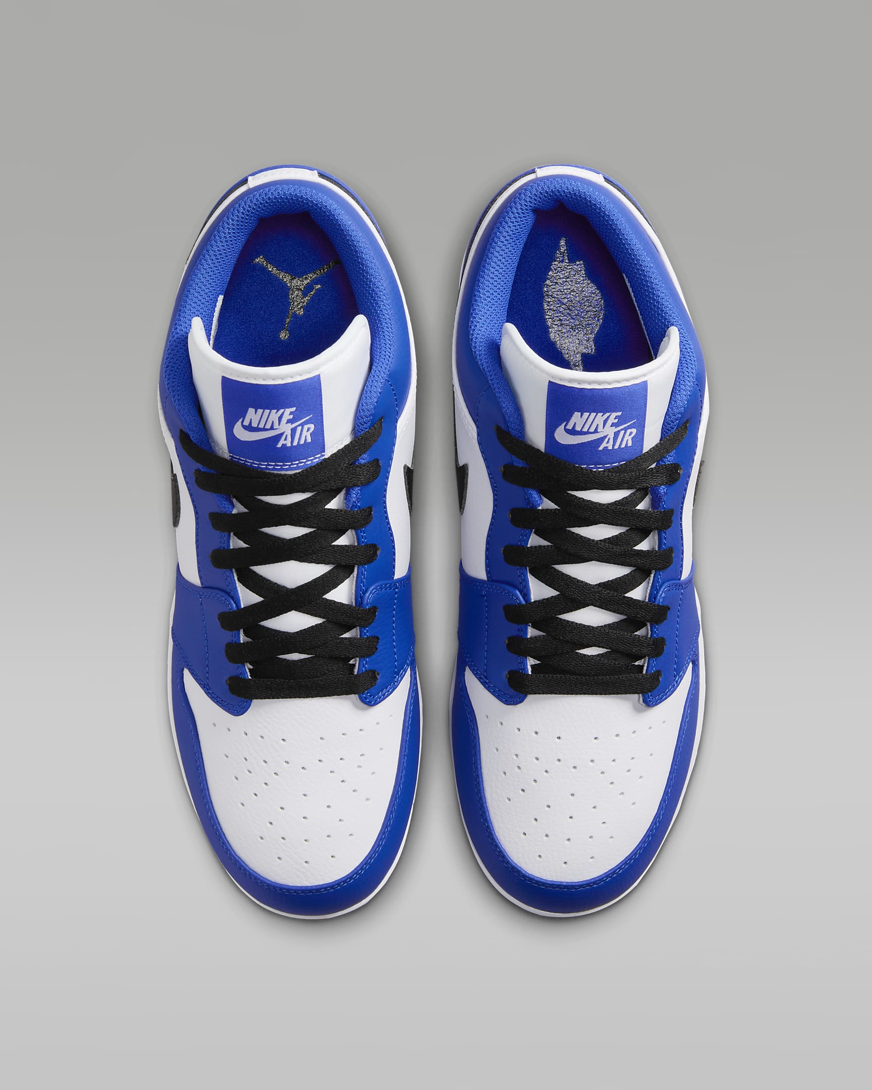 Jordan 1 Retro MCS Low Men's Baseball Cleats - Game Royal/White/Black