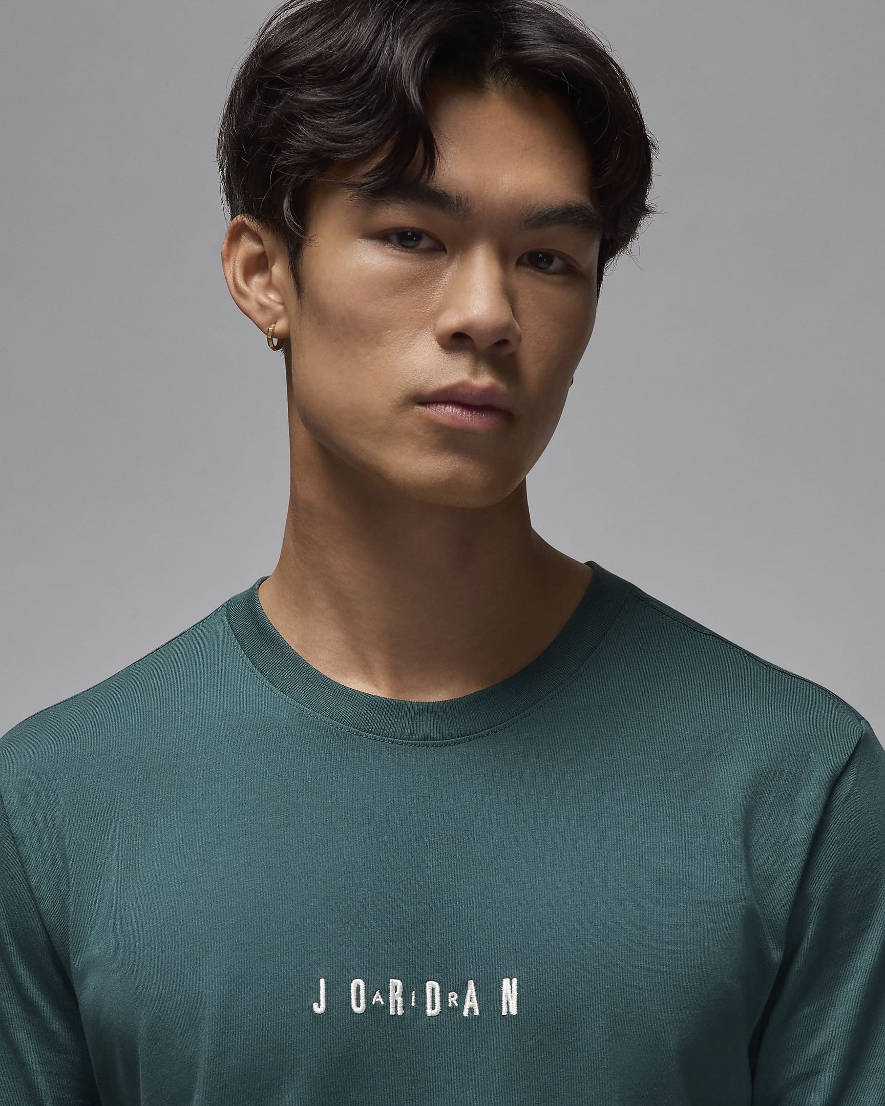 T-shirt Jordan Air - Uomo - Oxidized Green/Sail/Sail