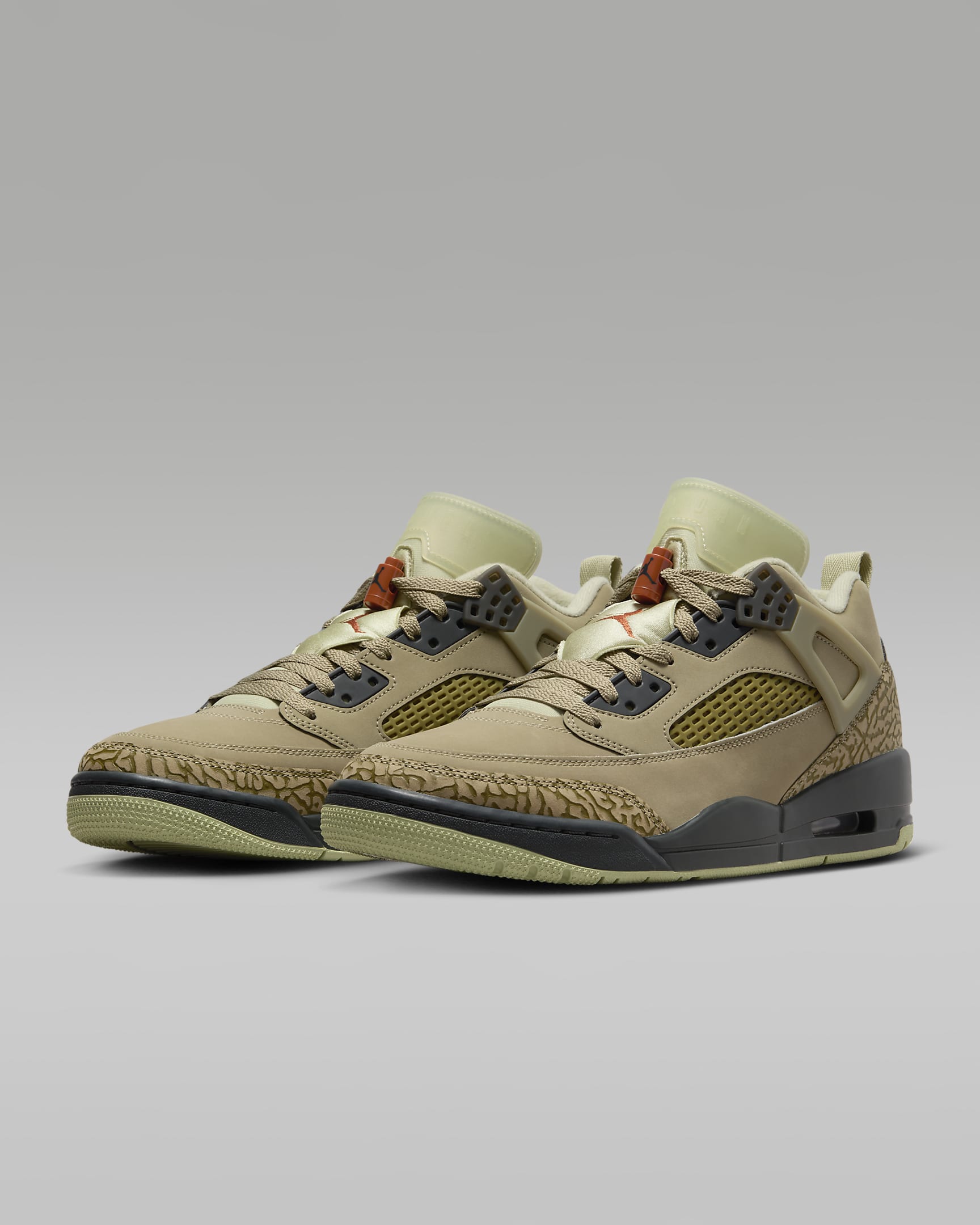 Buty męskie Jordan Spizike Low - Neutral Olive/Olive Aura/Dark Smoke Grey/Dark Russet