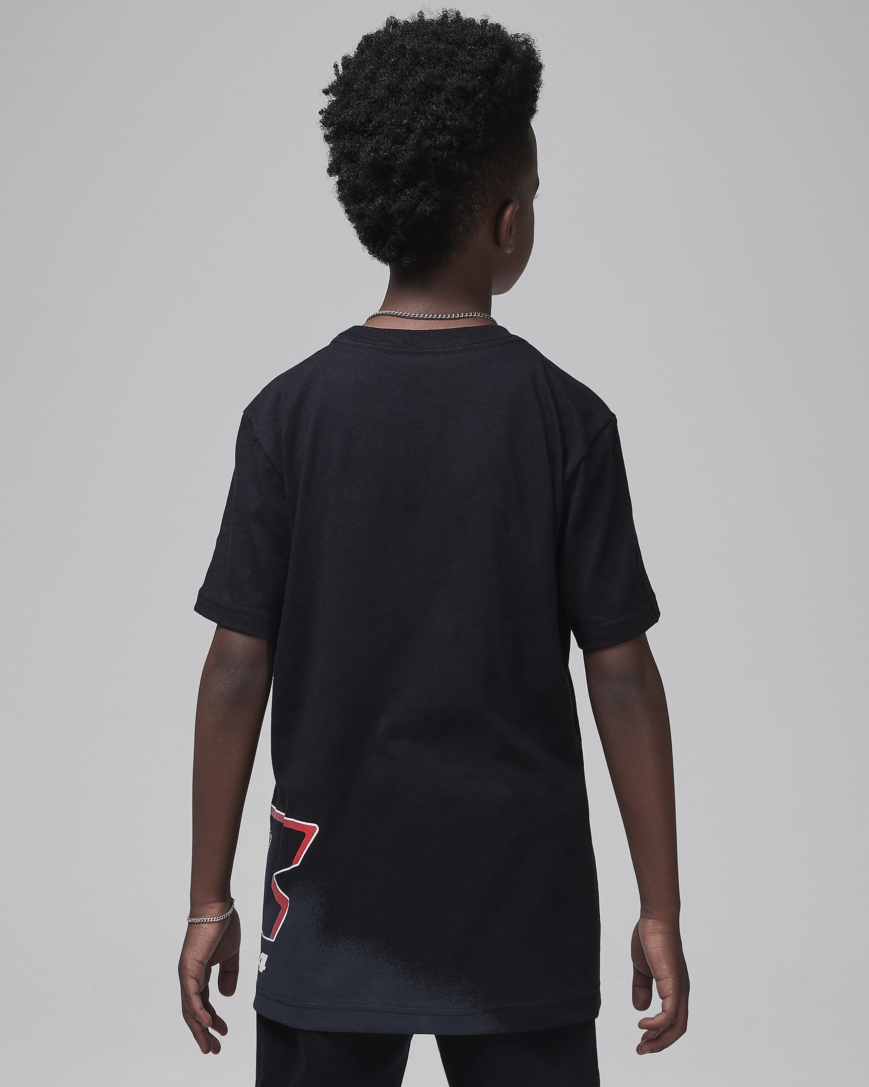 Jordan motorshirt voor kids - Zwart