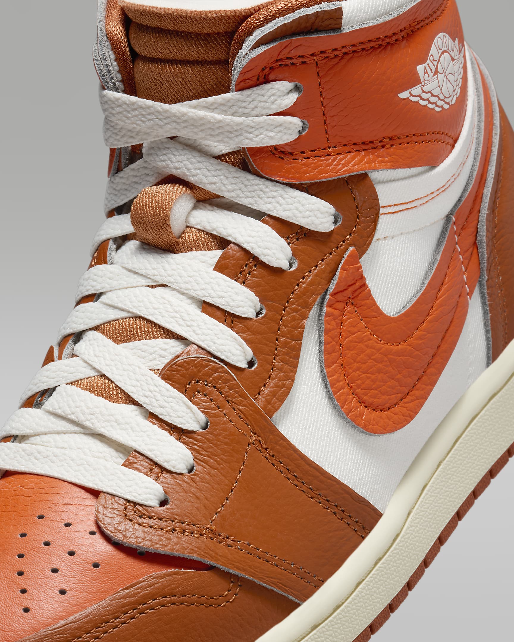 Air Jordan 1 高筒 Method of Make 女鞋 - Desert Orange/Brilliant Orange/Coconut Milk/Sail