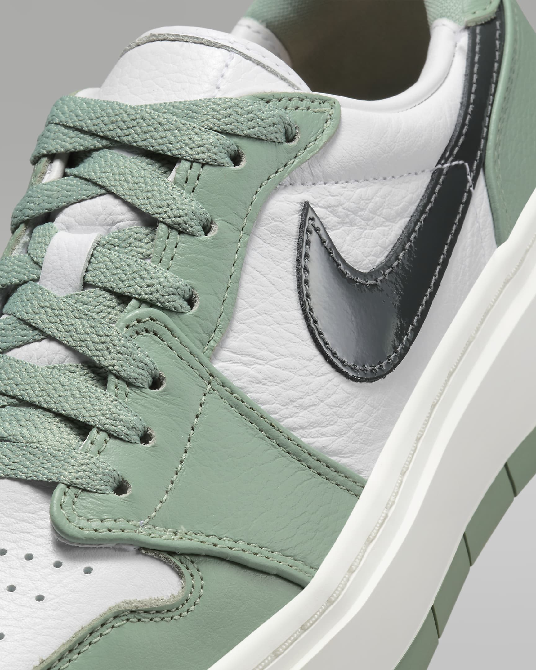 Dámské boty Air Jordan 1 Elevate Low - Jade Smoke/Anthracite/Sail/Bílá