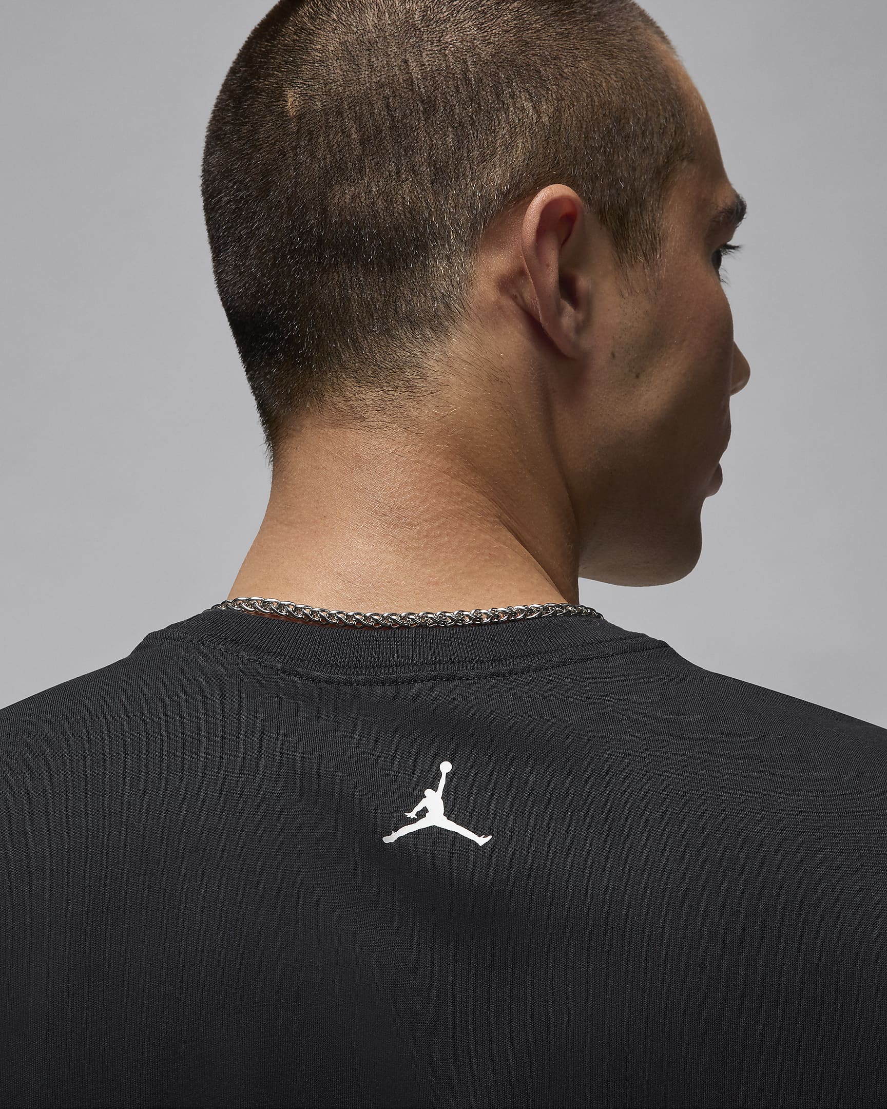 Ανδρικό T-Shirt Jordan Flight Essentials - Μαύρο/Λευκό