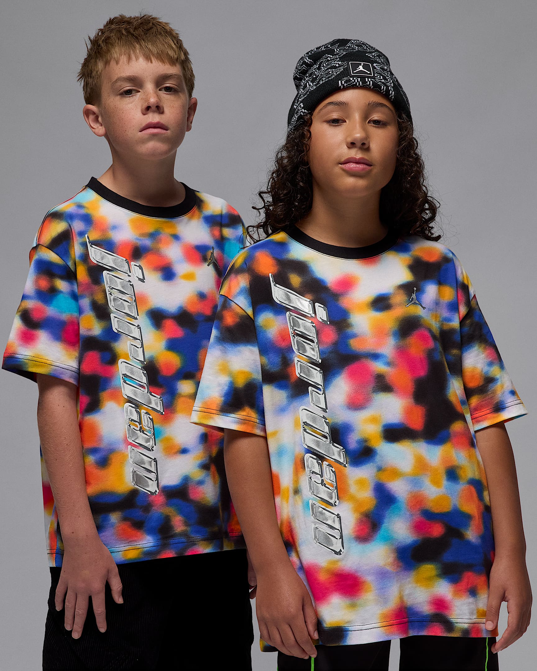 Jordan Mountainside Big Kids' Chrome T-Shirt - White
