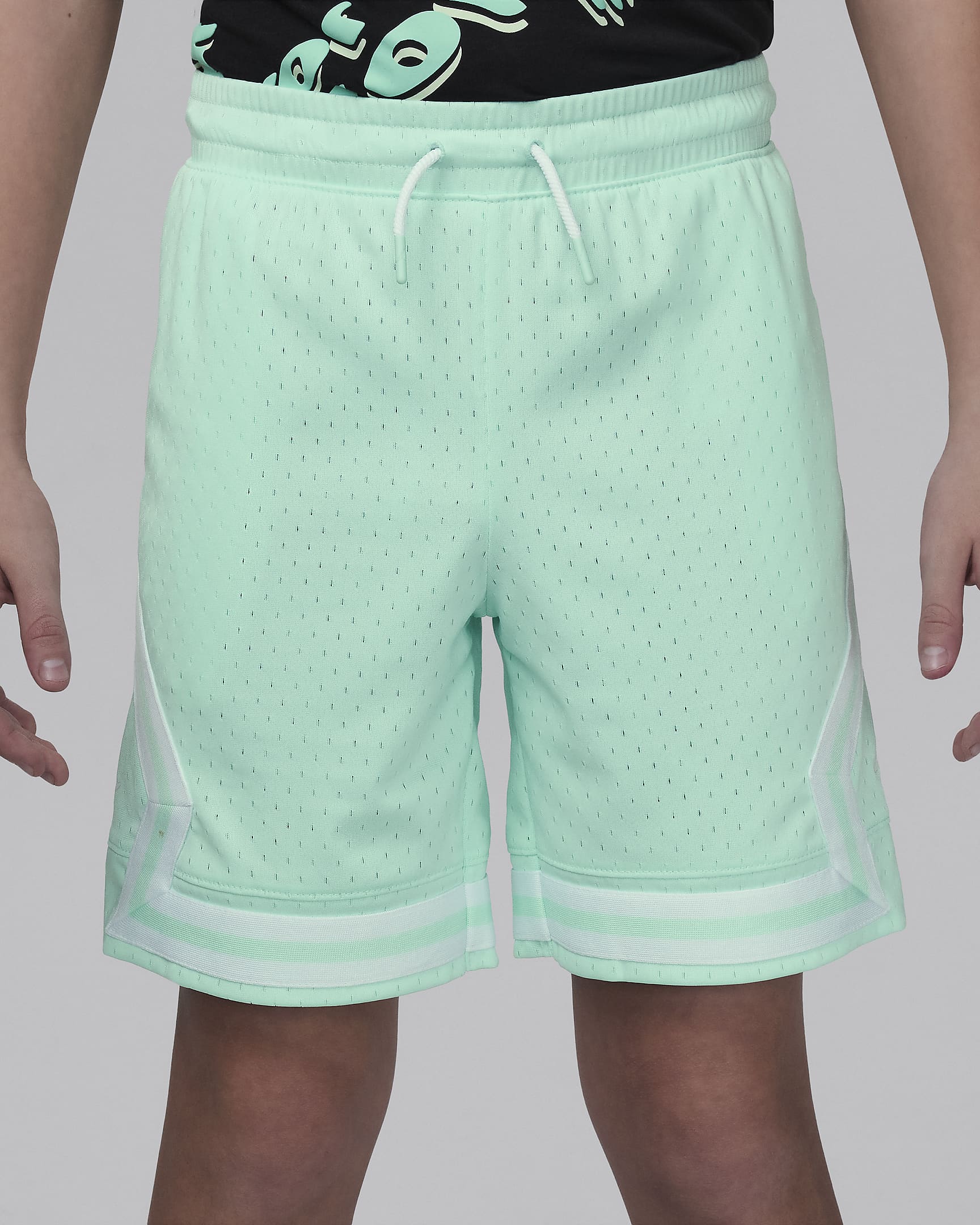 Jordan Dri-FIT Big Kids' (Boys) Mesh Shorts - Mint Foam