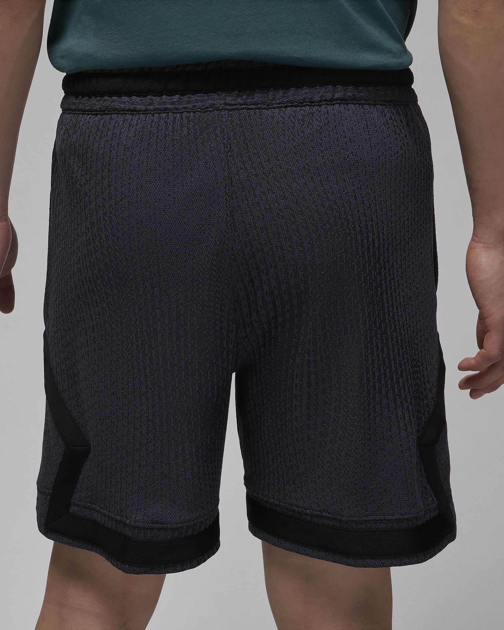 Jordan Sport Men's Dri-FIT ADV Diamond Shorts - Dark Shadow/Black/Black