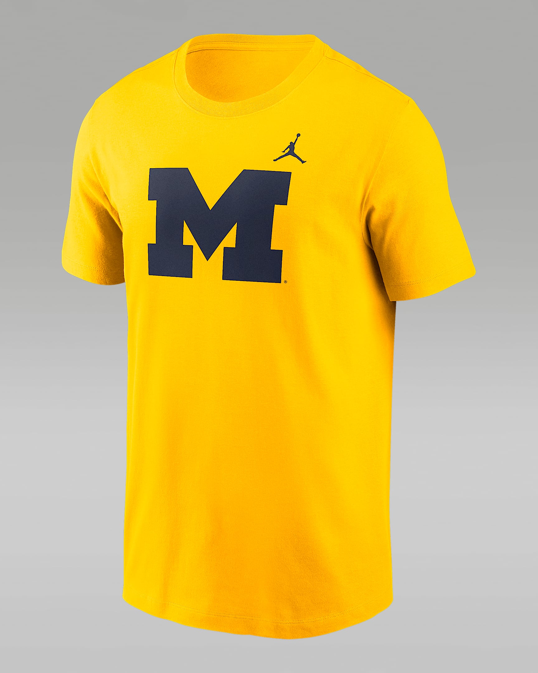 Michigan Wolverines Primetime Logo Men's Jordan Brand College T-Shirt - Amarillo