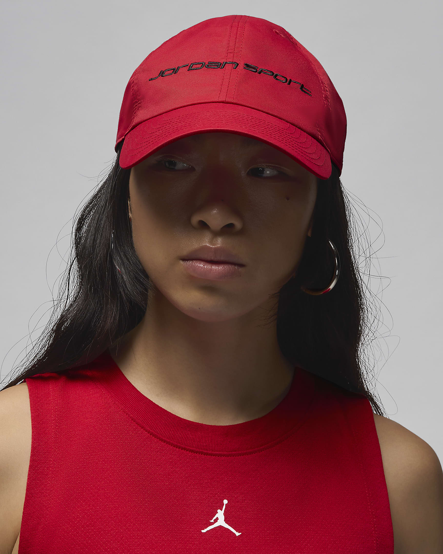 Jordan Club Unstructured Hat - Gym Red/Black