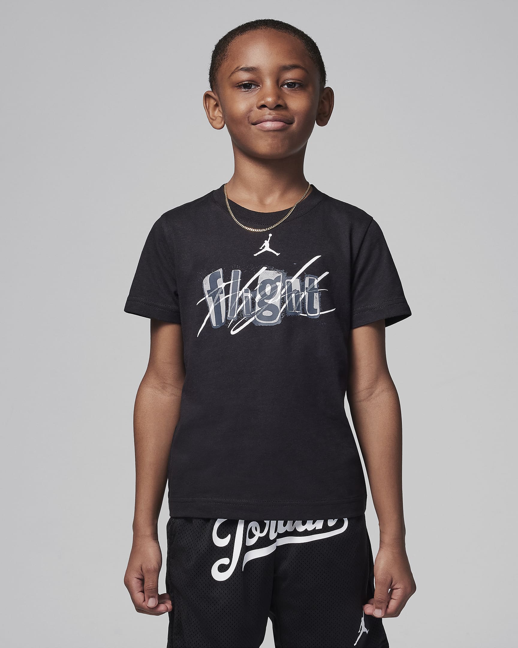 Jordan Little Kids' Flight Team T-Shirt - Black