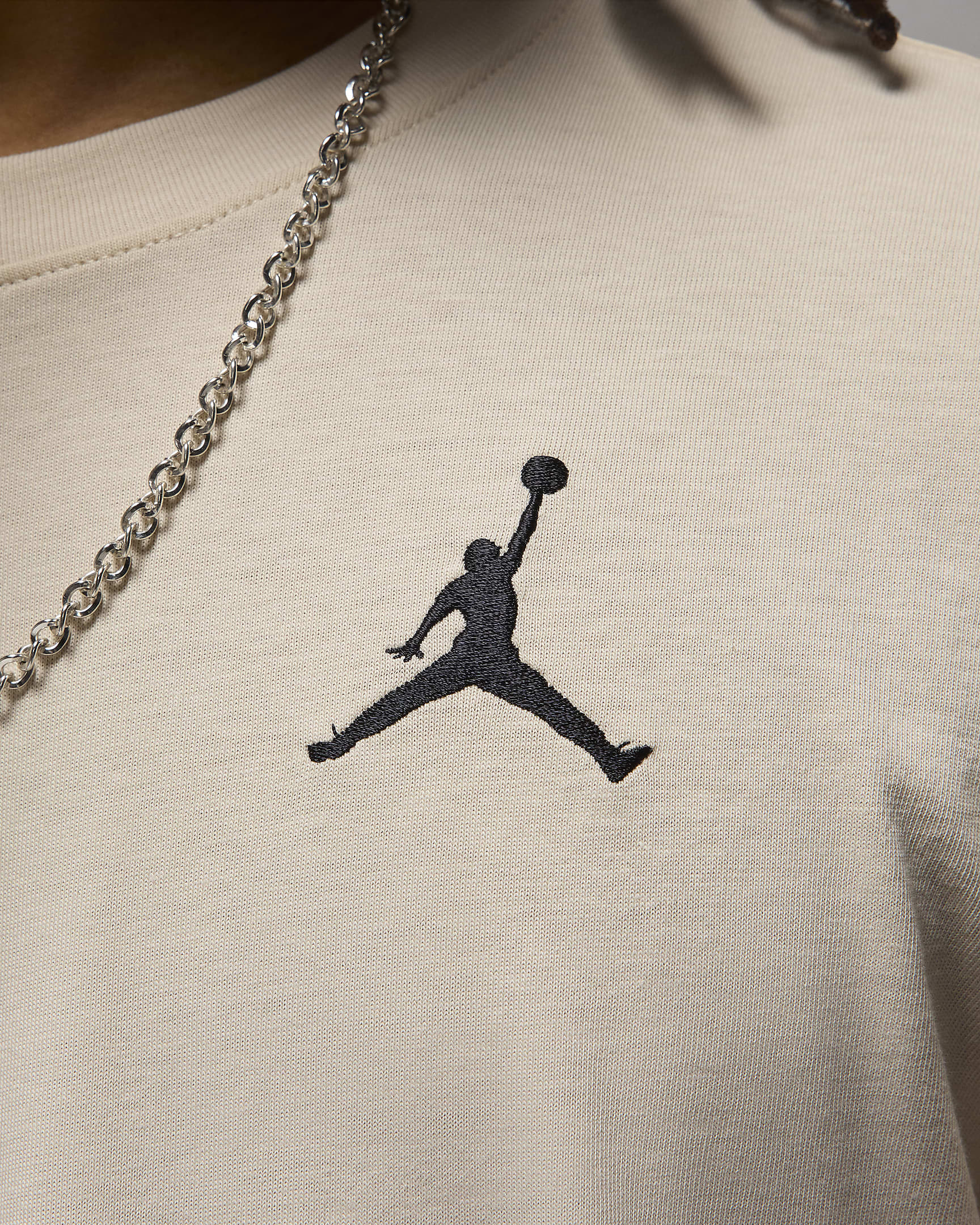 Jordan Jumpman kortermet T-skjorte til herre - LEGEND LT BROWN/Svart