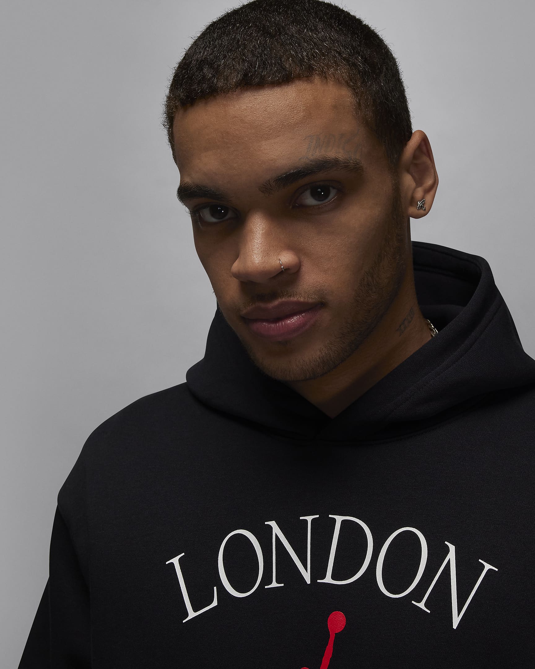 Jordan London Men's Pullover Hoodie - Black