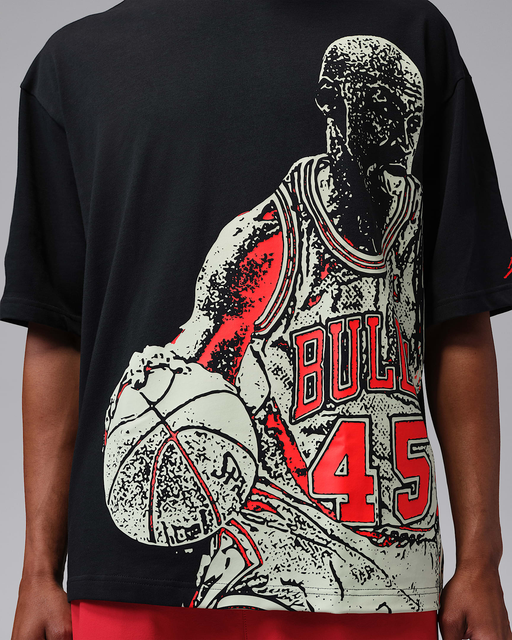 Jordan Sport Men's Dri-FIT Graphic T-Shirt - Black/Volt Tint